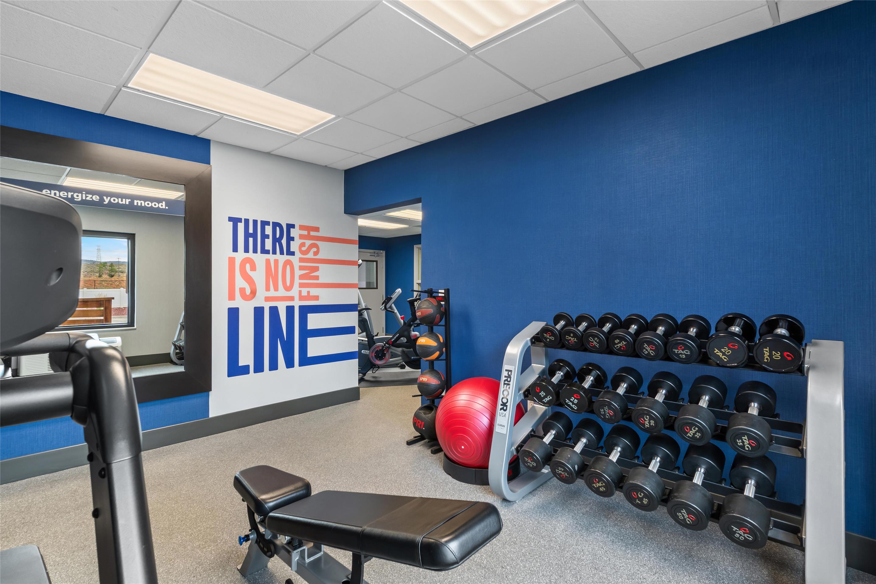 Health club fitness center gym