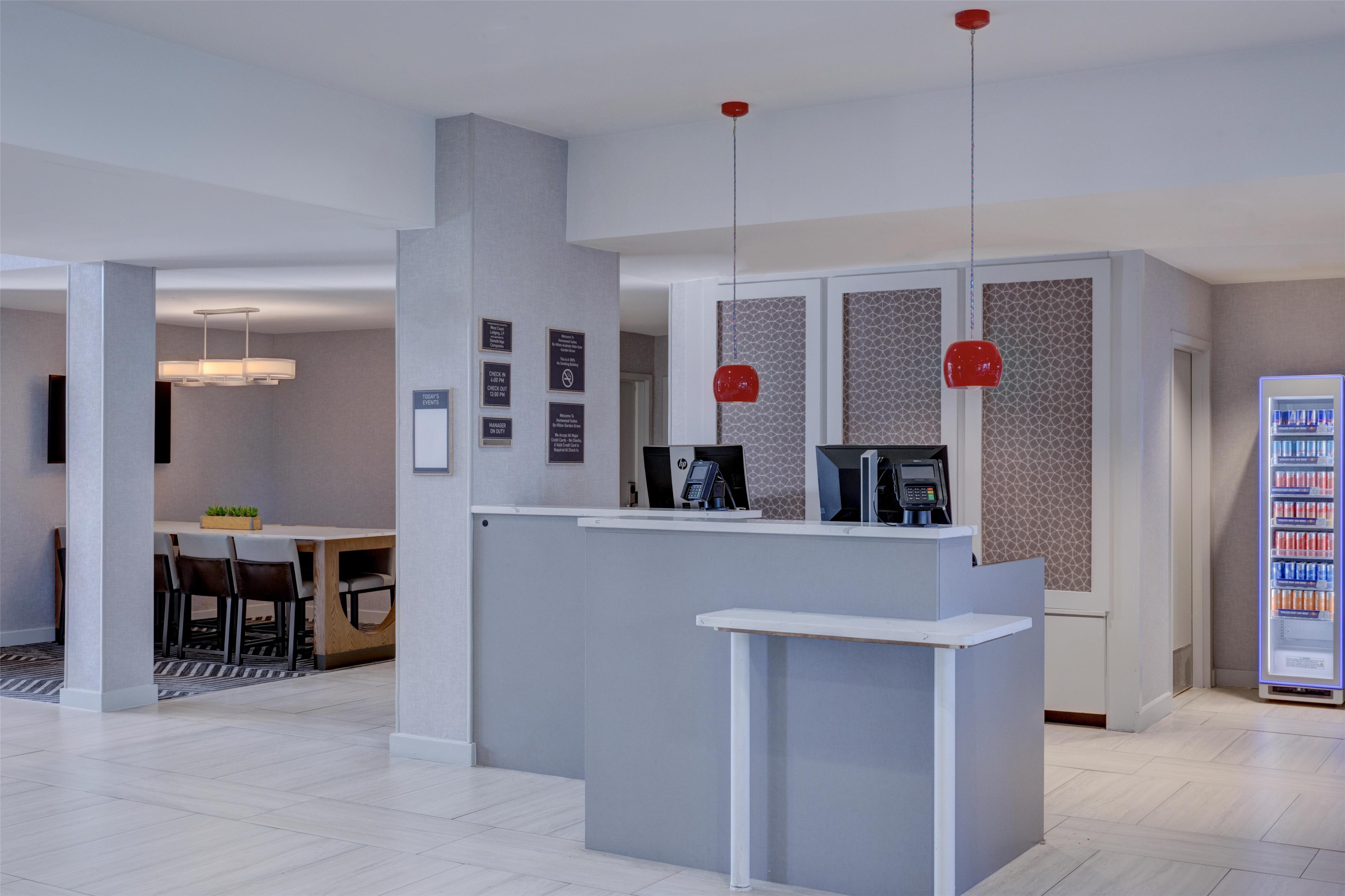 Reception | Homewood Suites by Hilton Anaheim-Main Gate Area