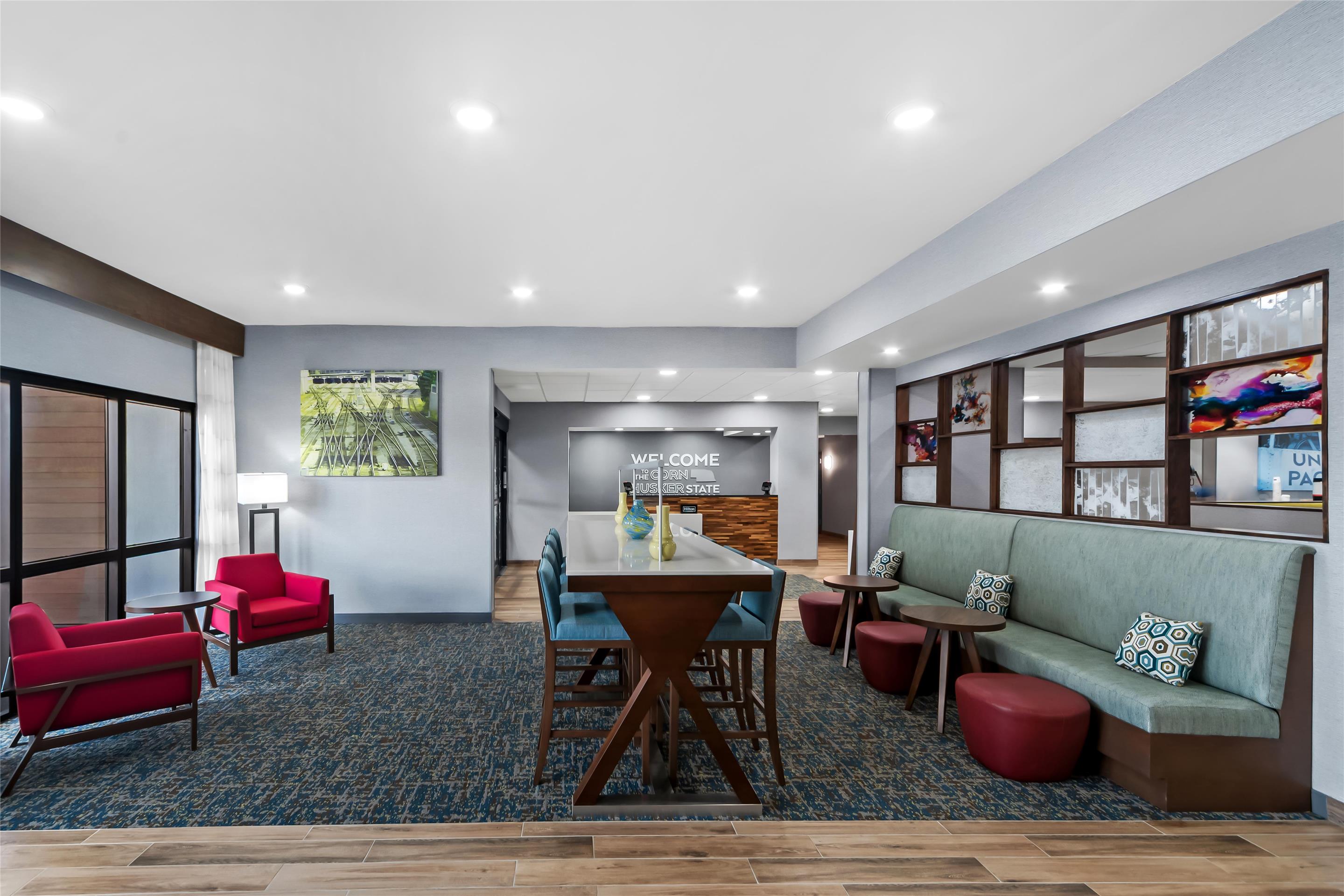 Lobby | Hampton Inn North Platte
