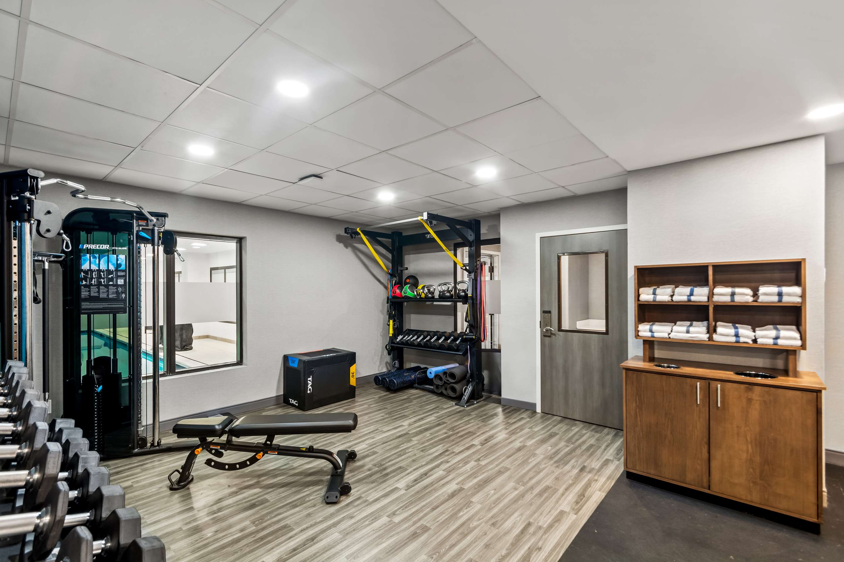 Health club fitness center gym | Hampton Inn Lexington/Georgetown