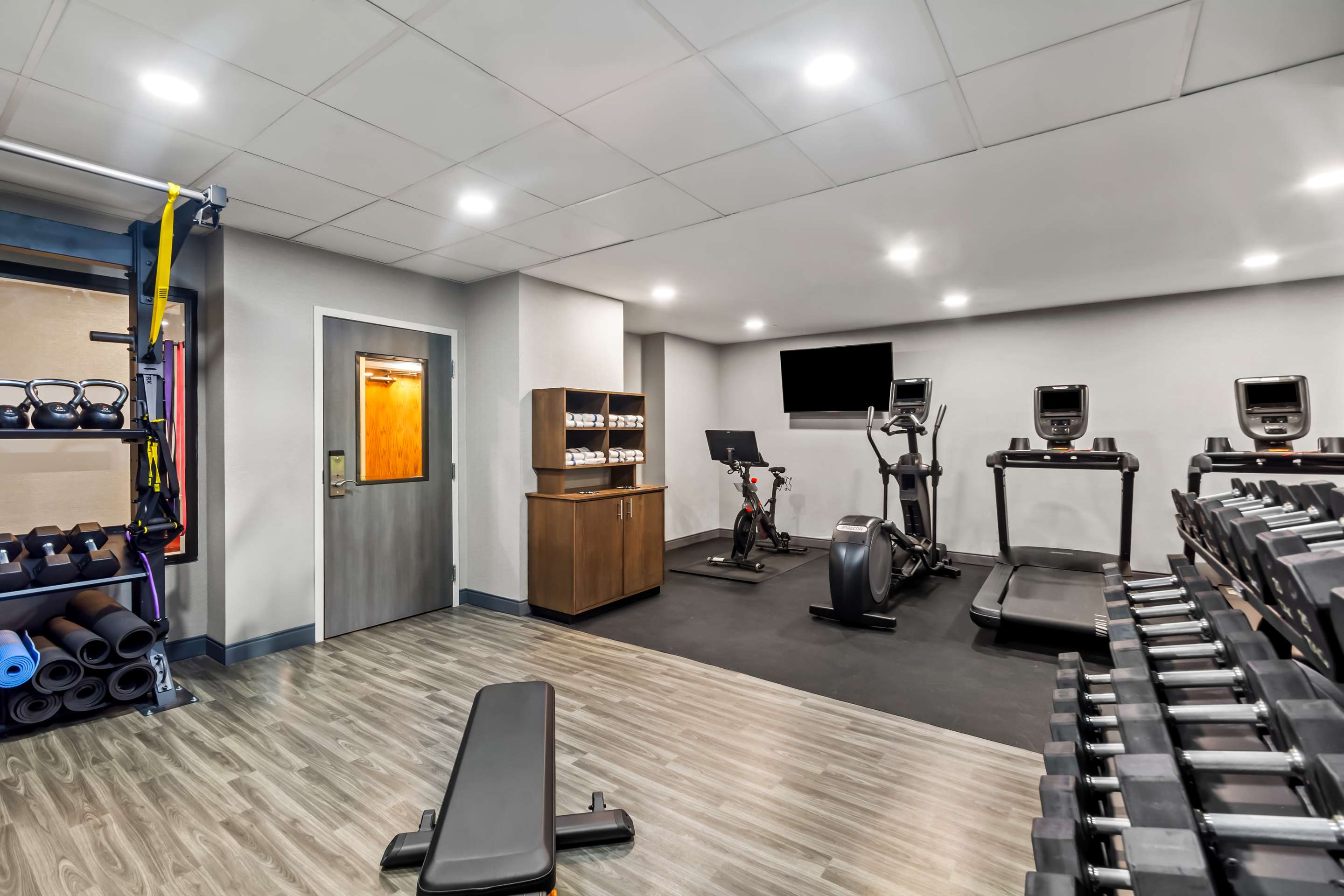 Health club fitness center gym | Hampton Inn Lexington/Georgetown
