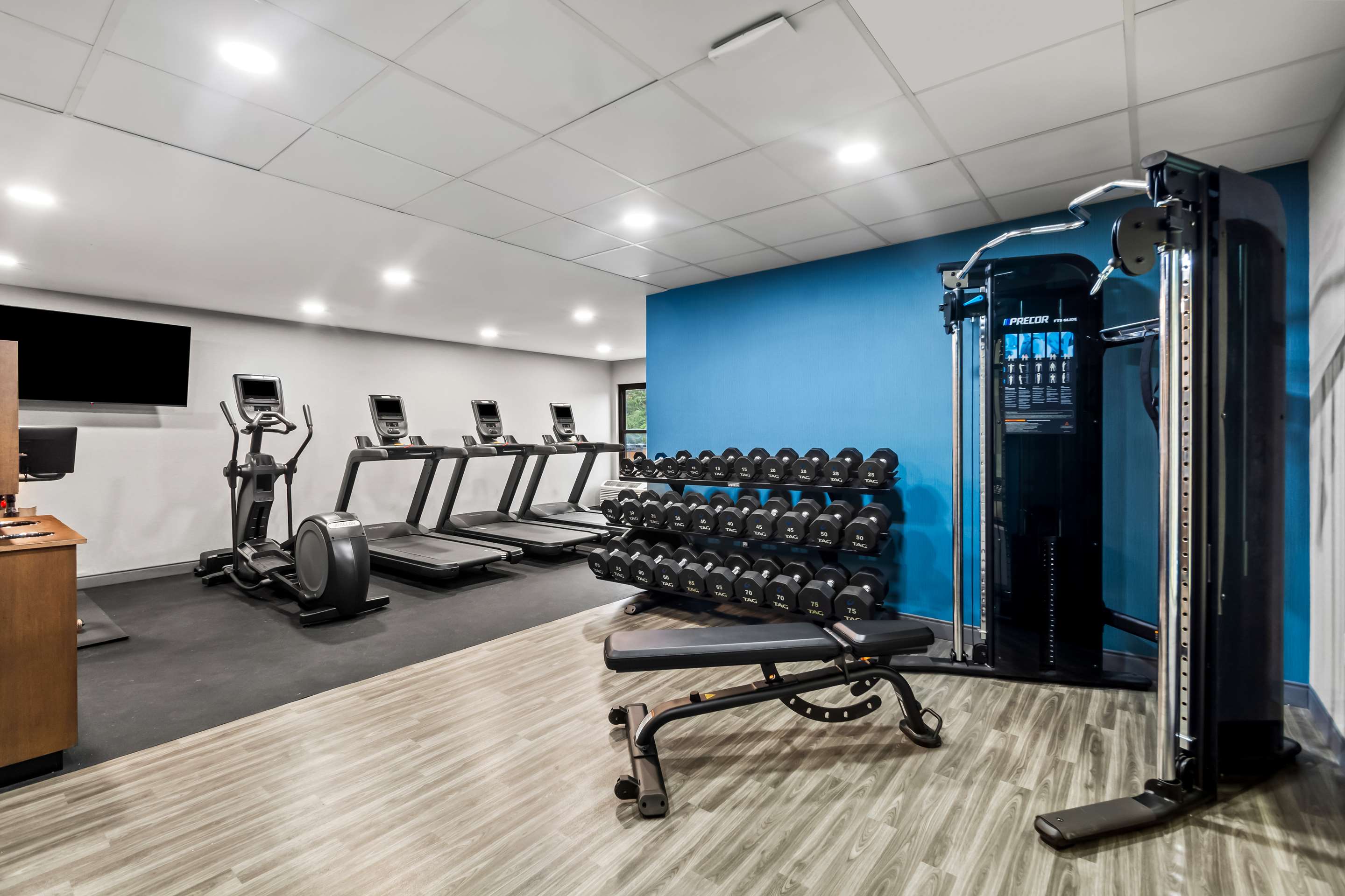 Health club fitness center gym | Hampton Inn Lexington/Georgetown