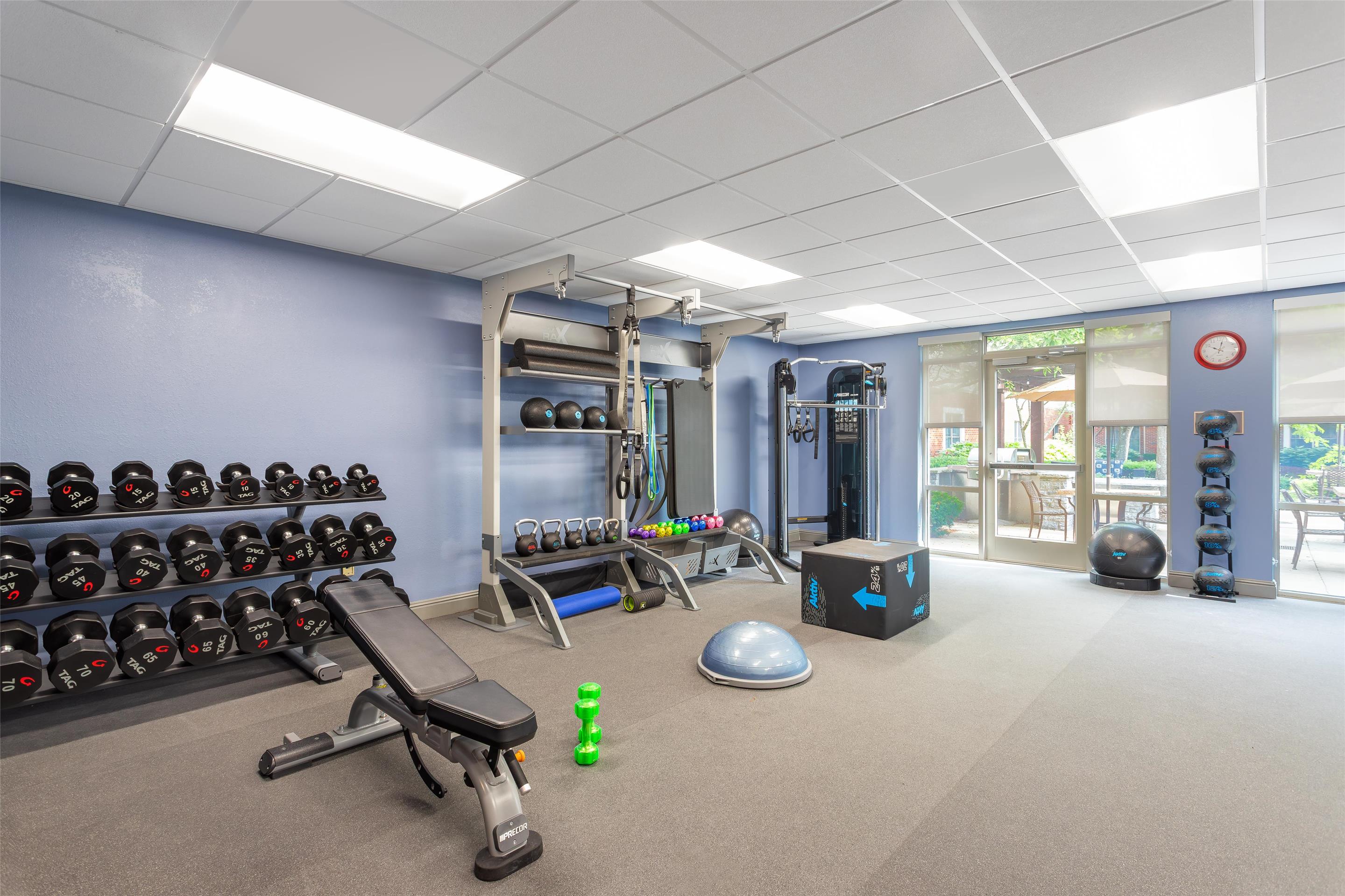 Health club fitness center gym | Homewood Suites by Hilton Lexington Fayette Mall