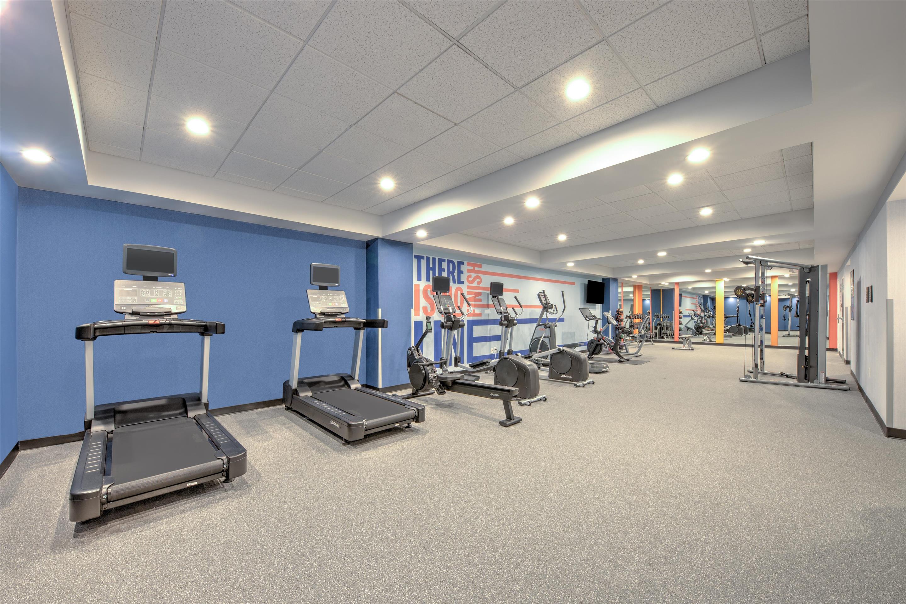Health club fitness center gym | Hampton Inn & Suites by Hilton West Little Rock