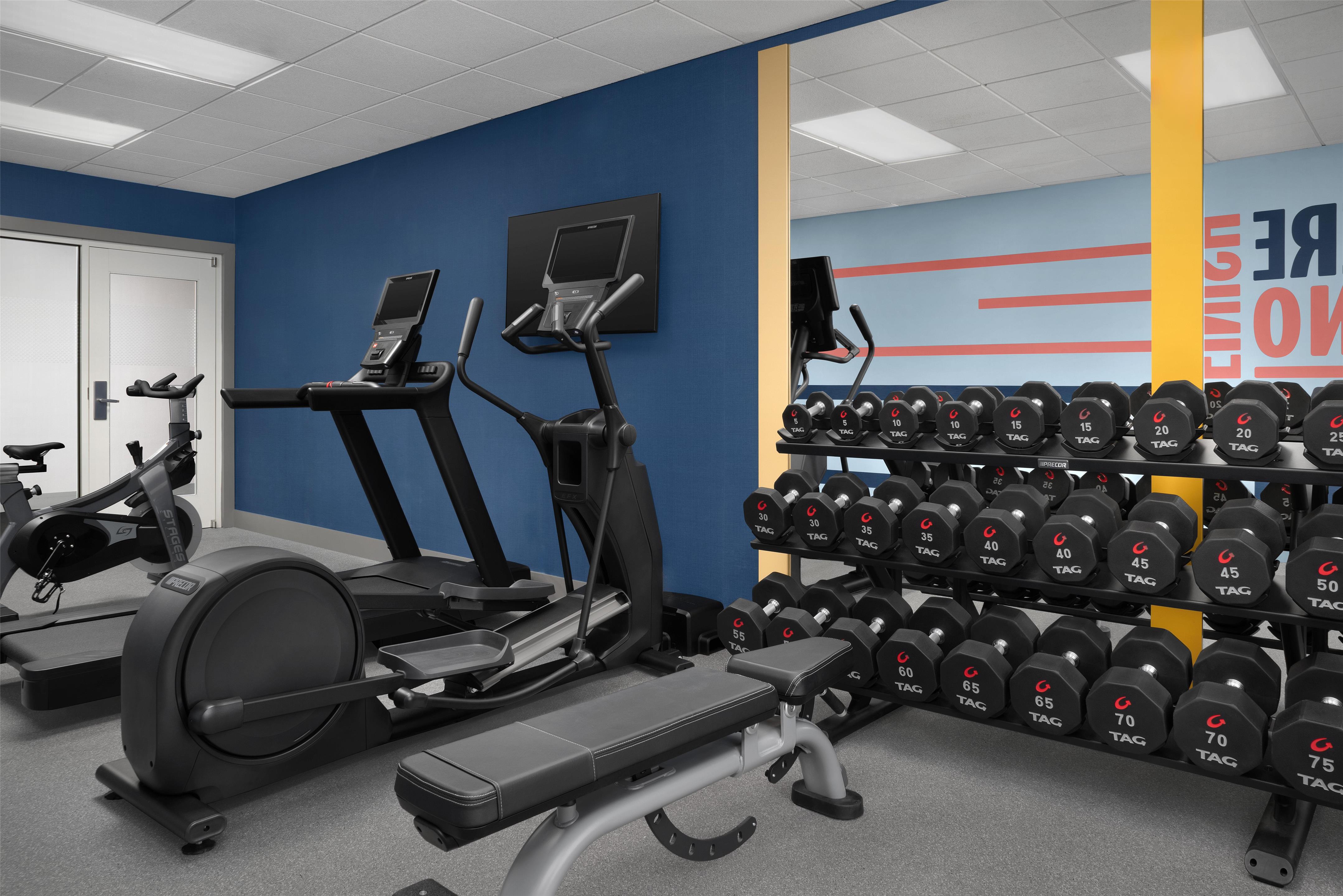 Health club fitness center gym | Hampton Inn & Suites Lake City