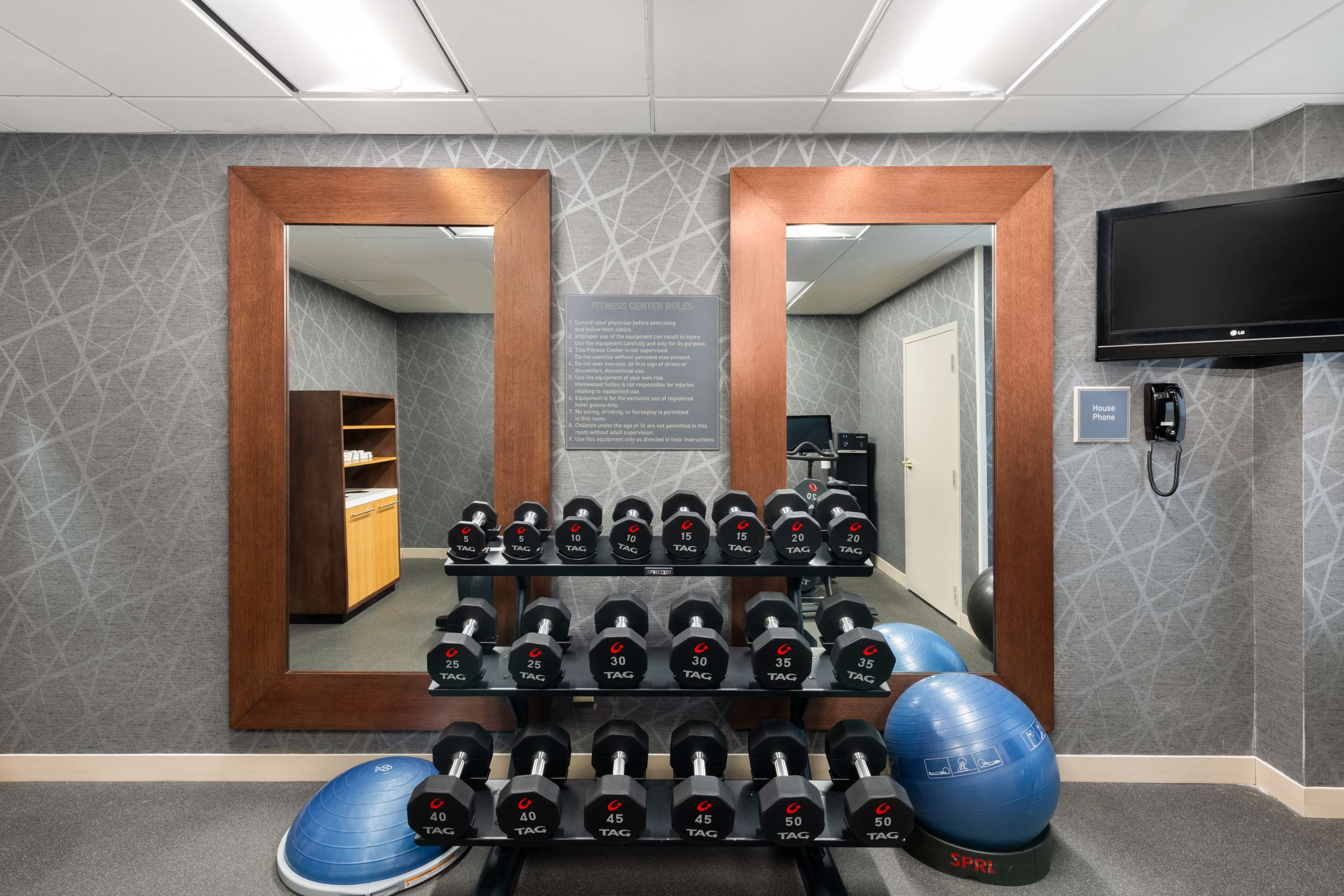 Health club fitness center gym | Homewood Suites by Hilton Lake Mary