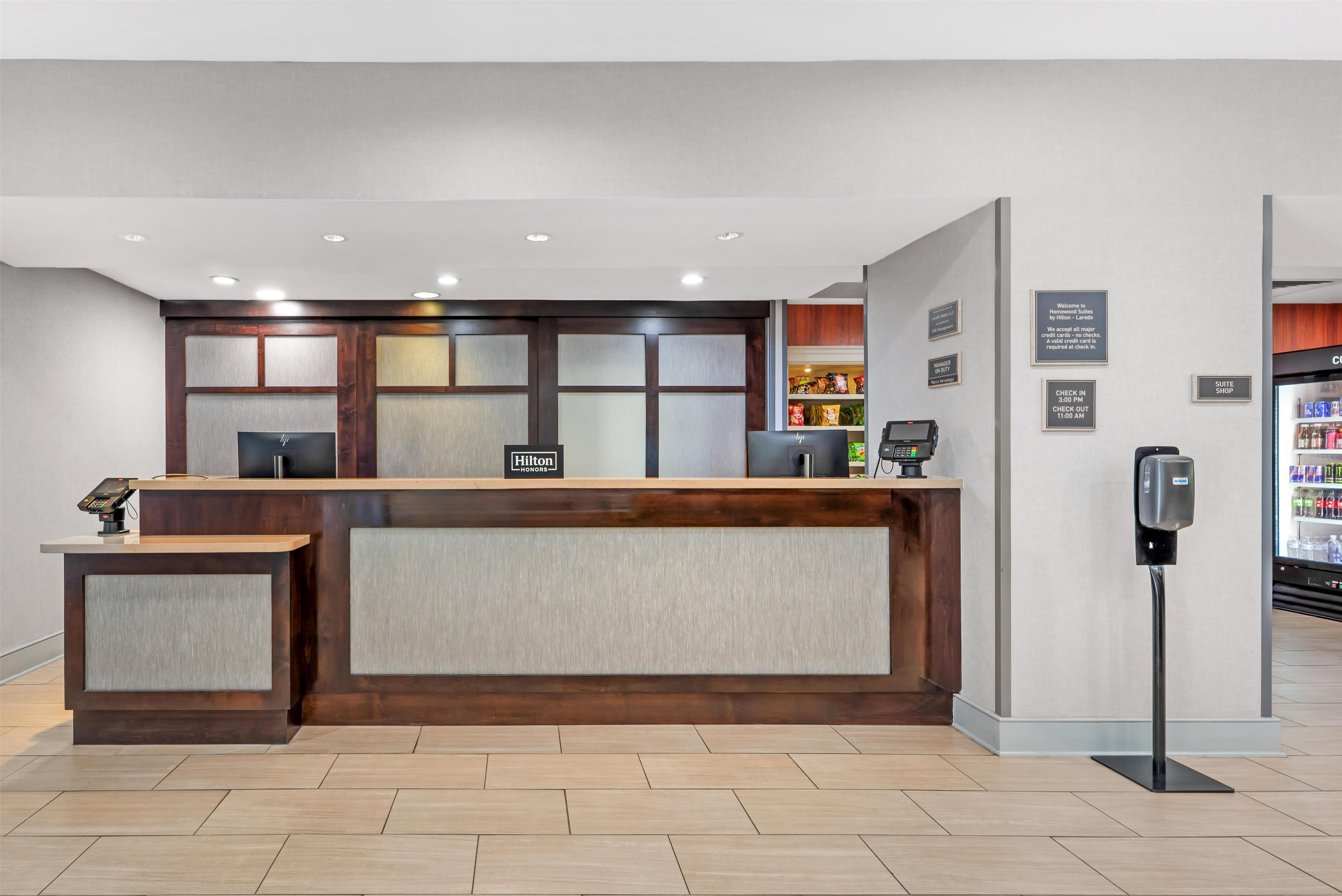 Reception | Homewood Suites by Hilton Laredo at Mall del Norte