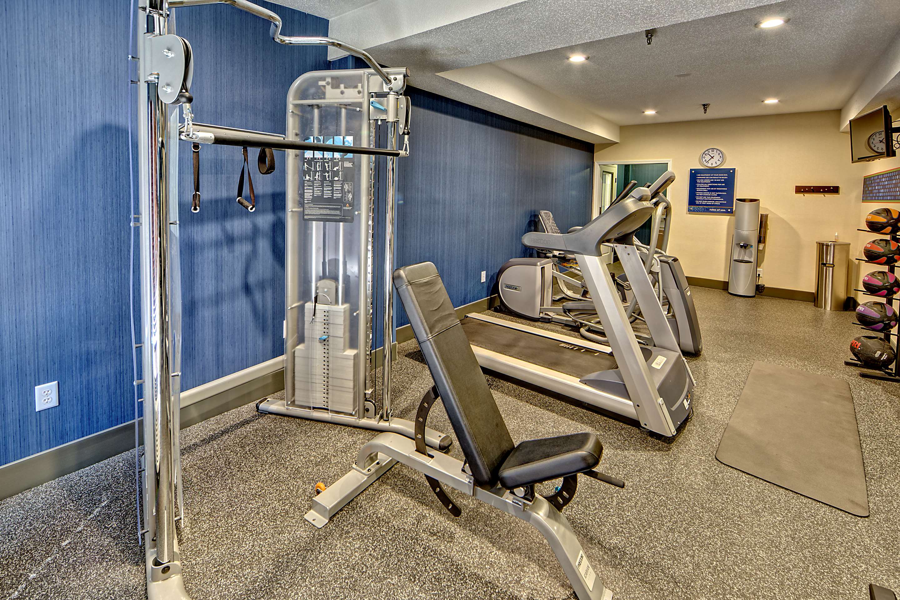 Health club fitness center gym