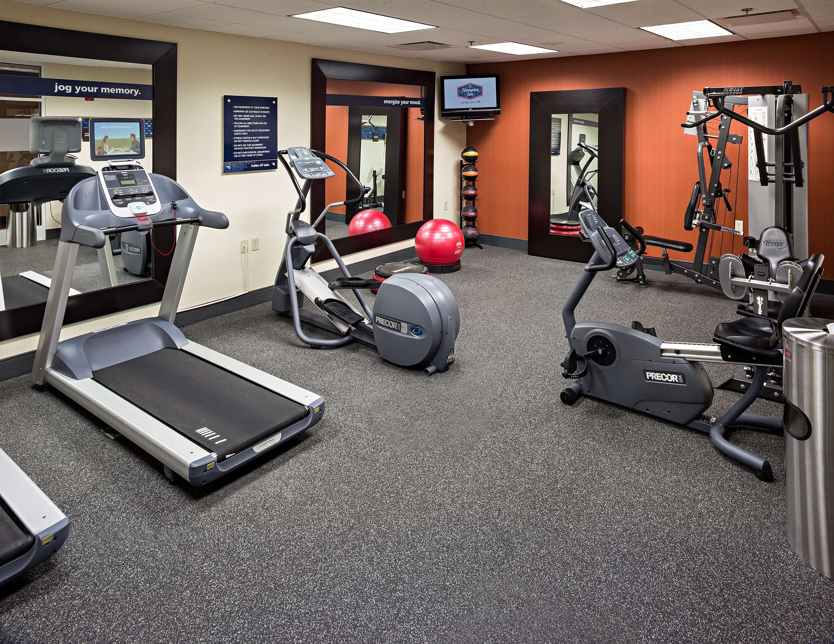 Health club fitness center gym