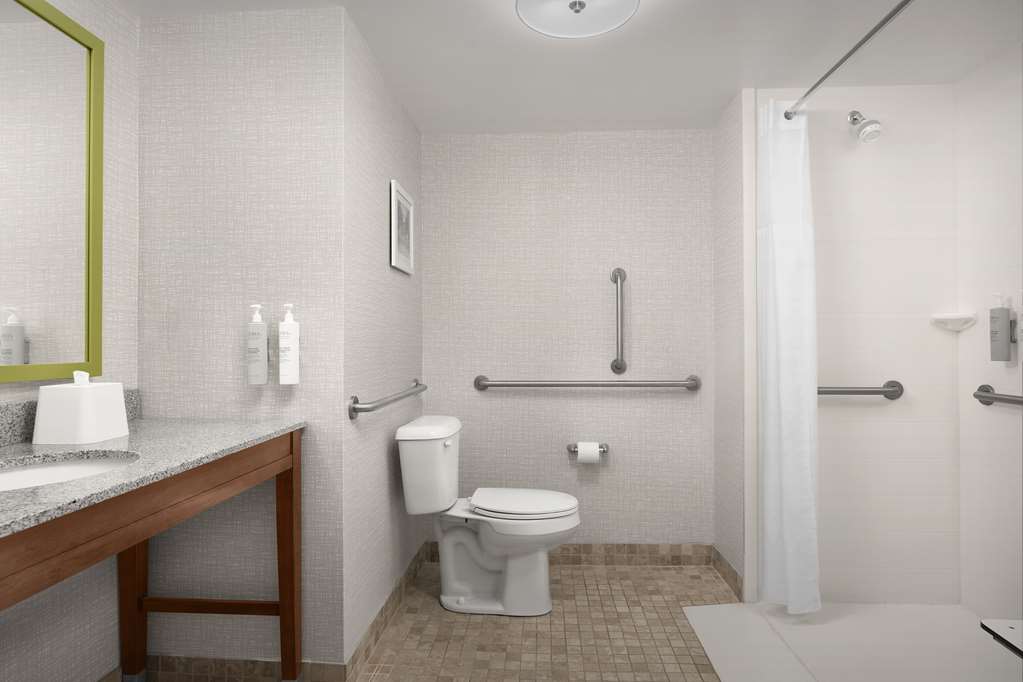 Hampton Inn & Suites Lynchburg, VA-guestroom-Guest Room,Bathroom,On-Site.jpg