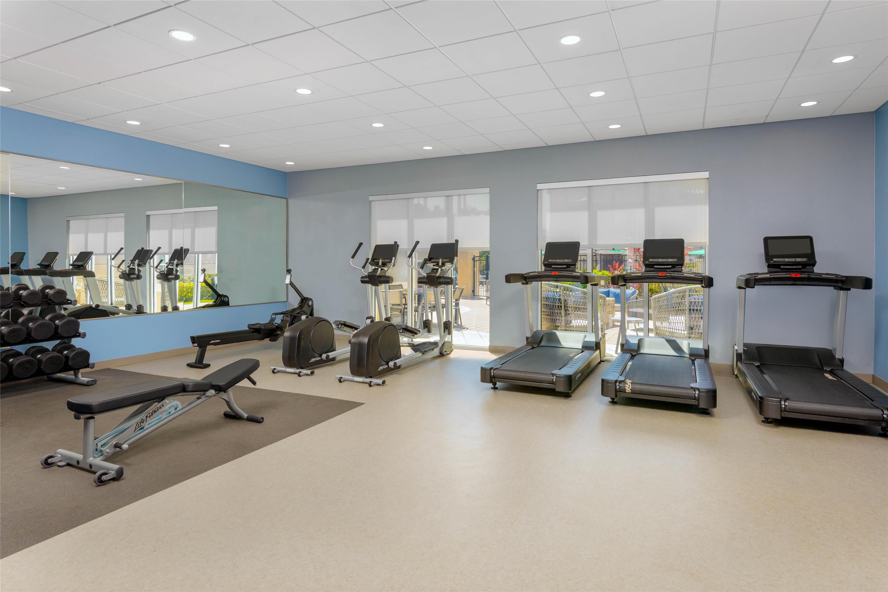 Health club fitness center gym | Homewood Suites by Hilton® Orlando-UCF Area