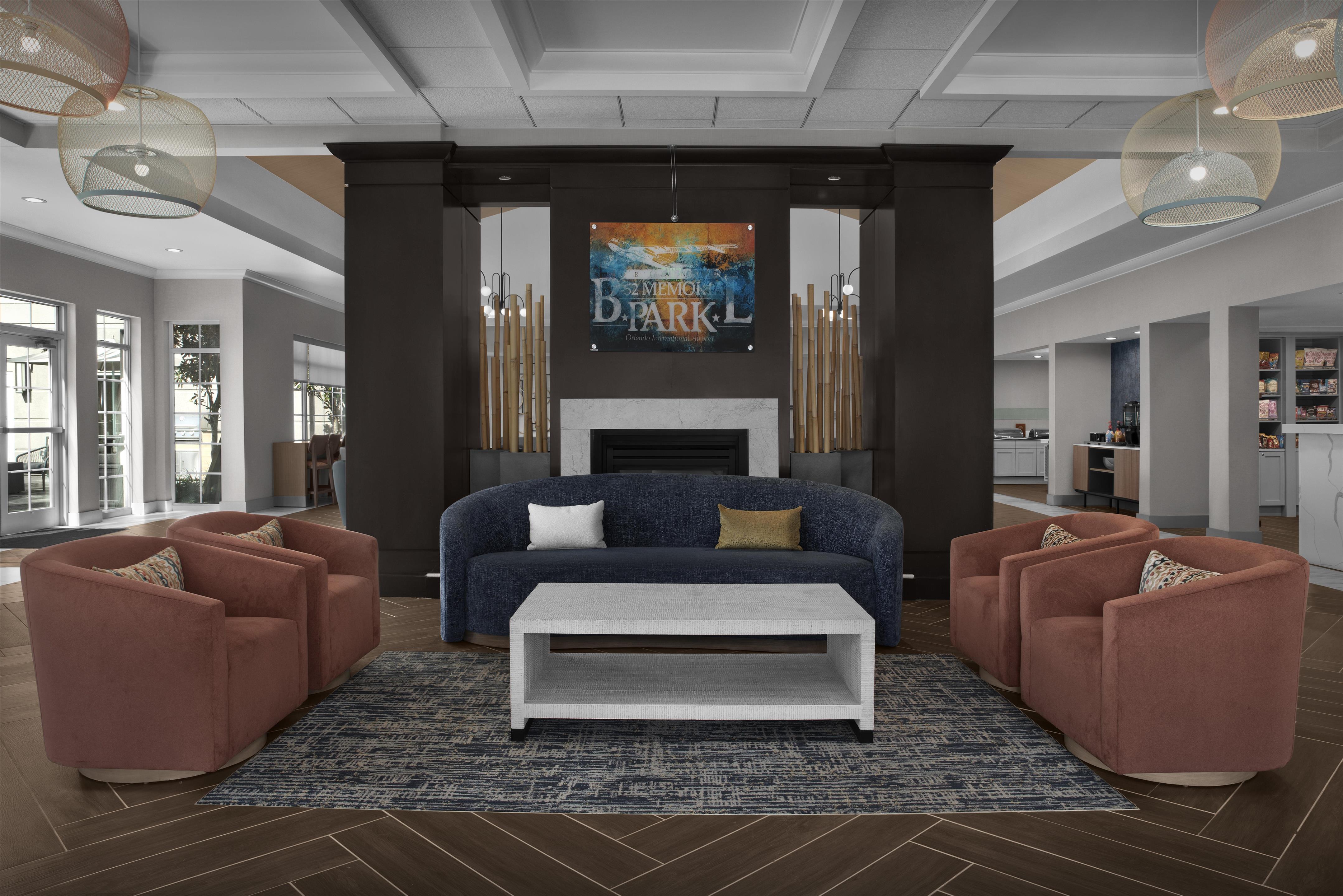 Lobby | Homewood Suites by Hilton Orlando Airport