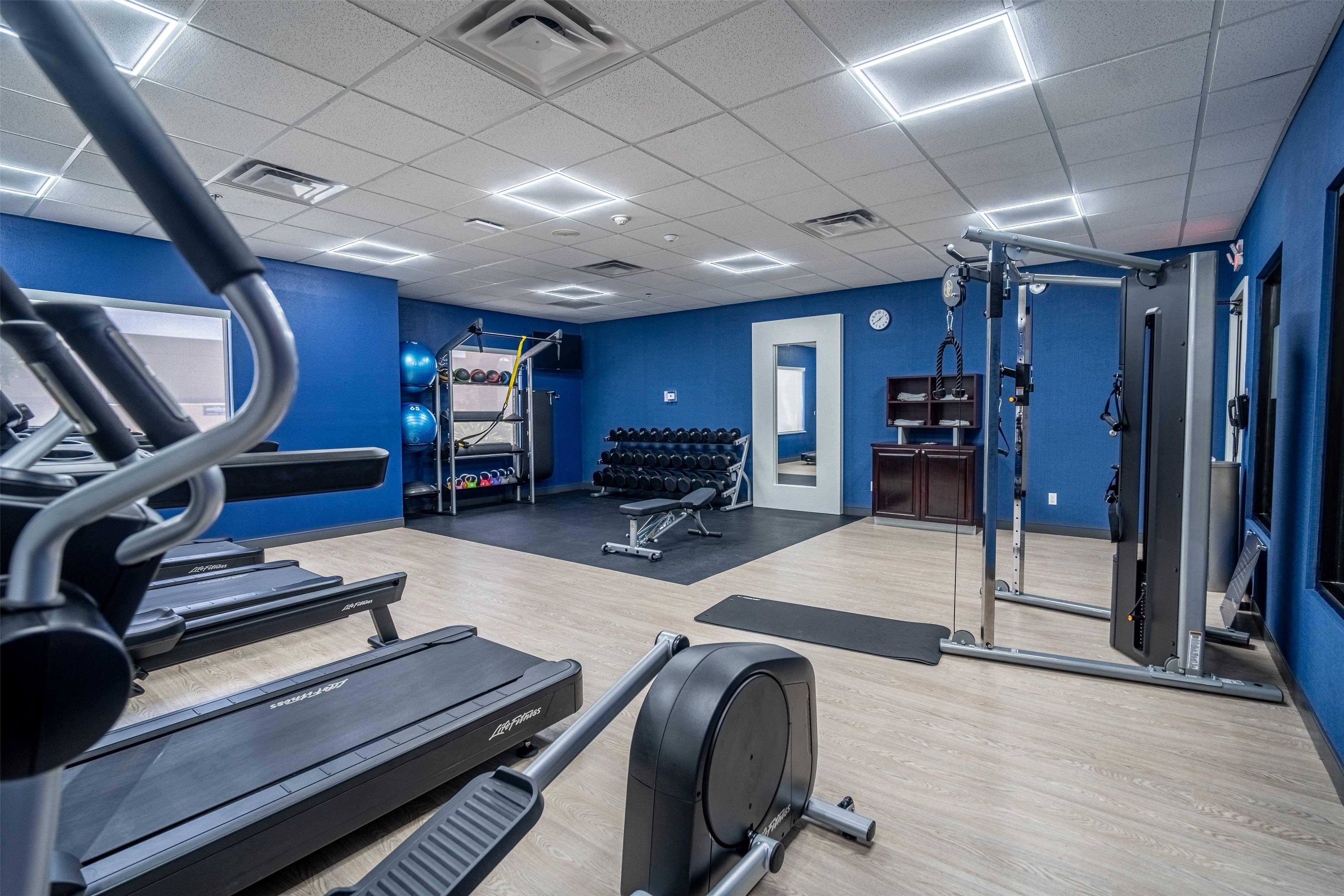 Health club fitness center gym