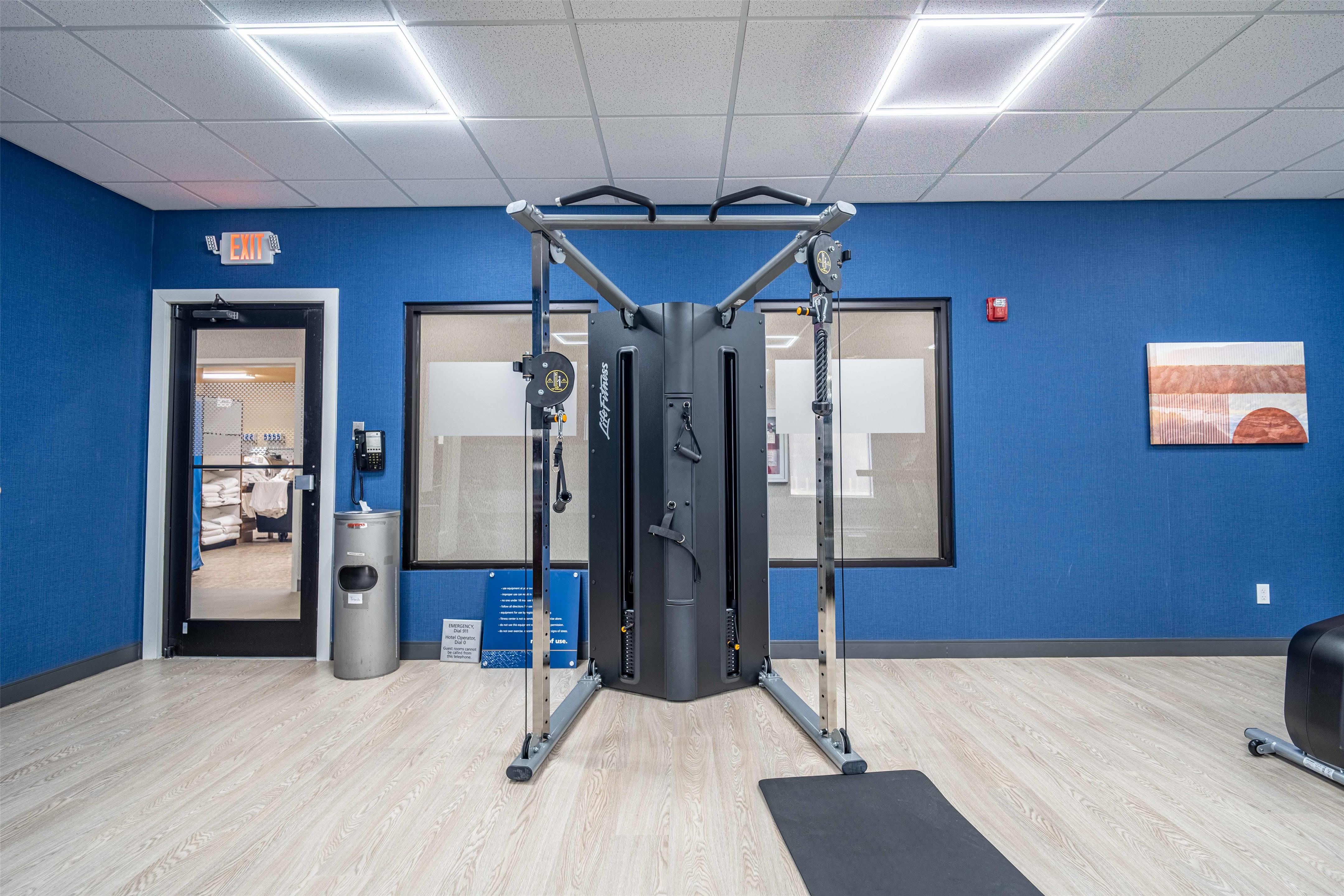 Health club fitness center gym