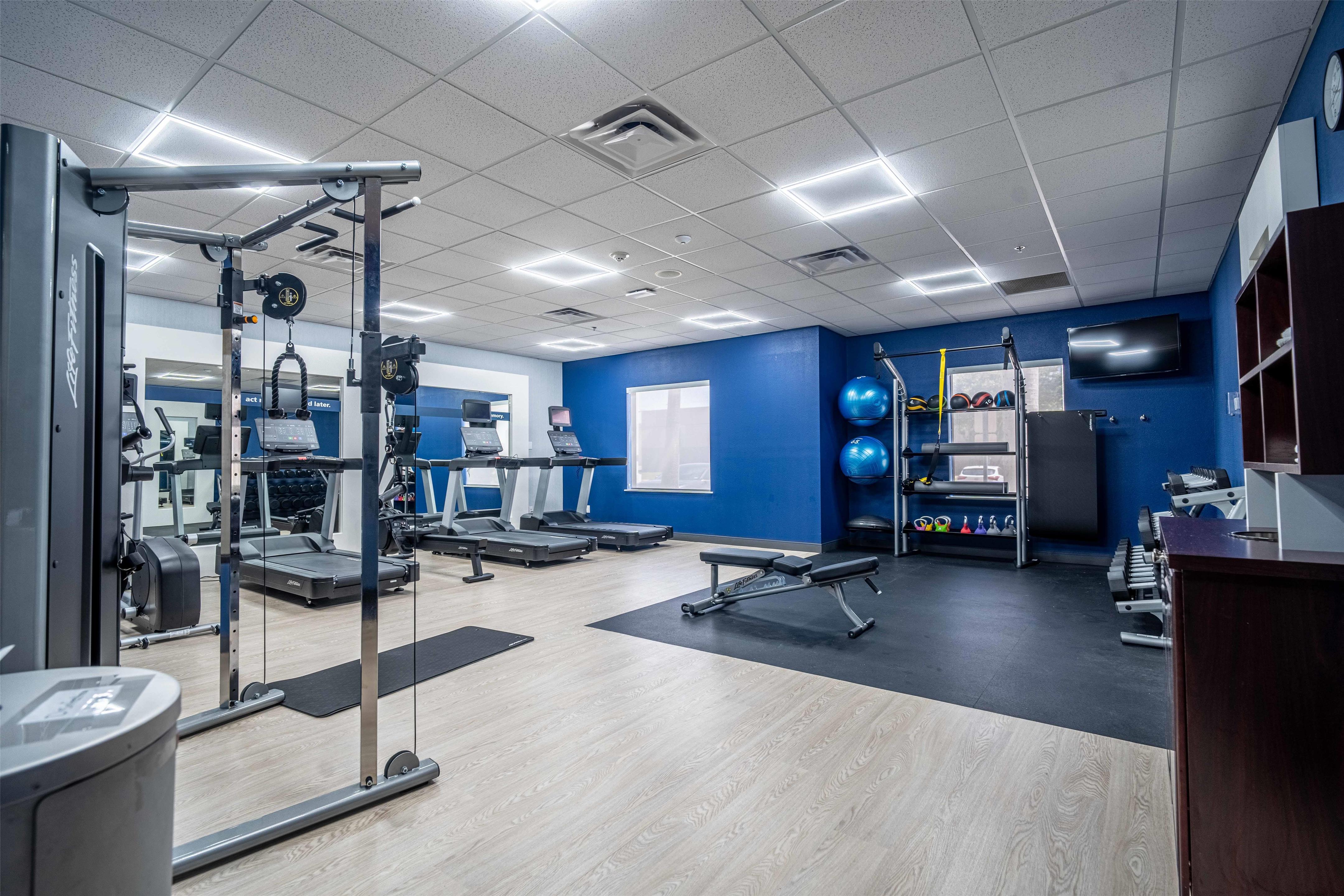 Health club fitness center gym