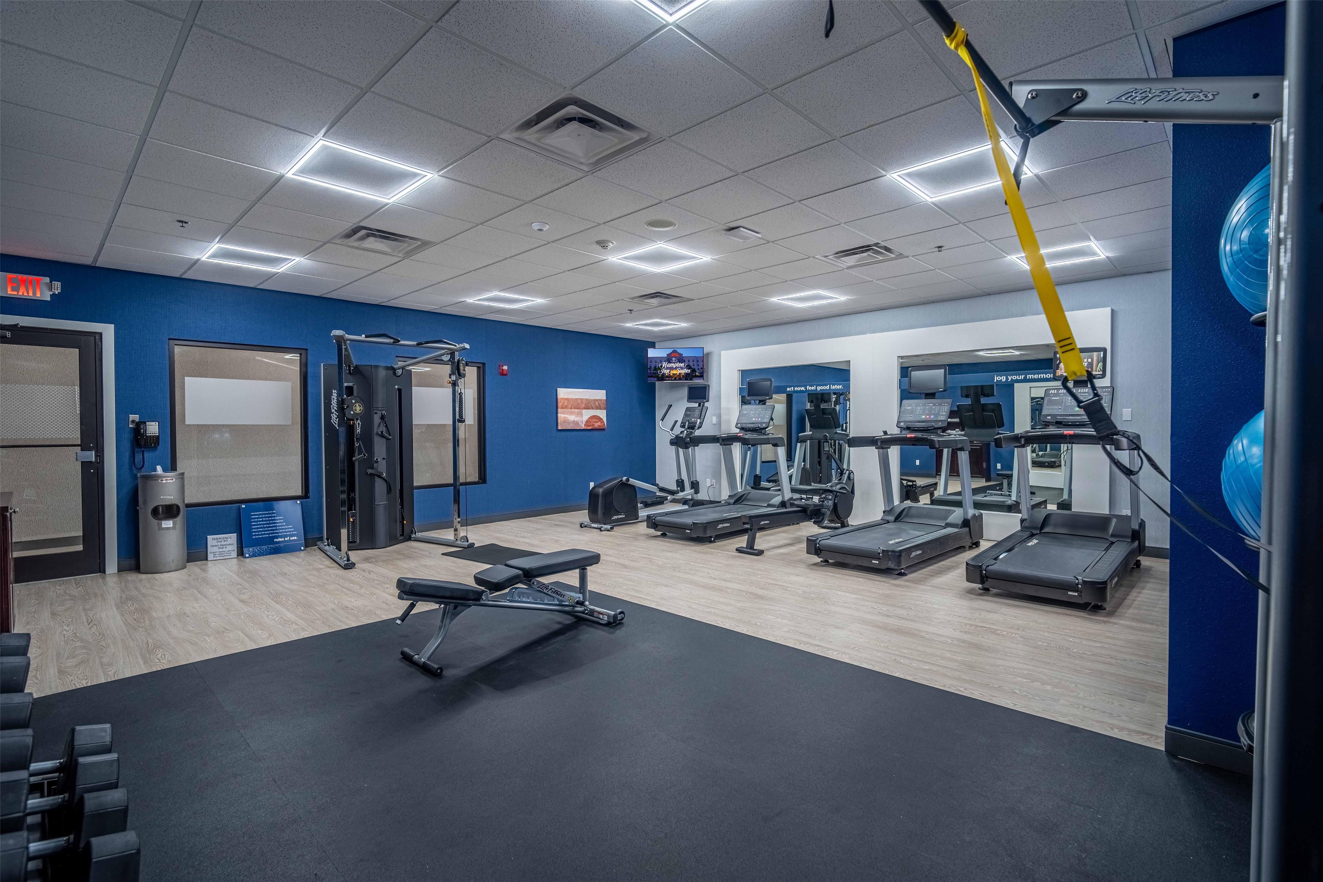 Health club fitness center gym