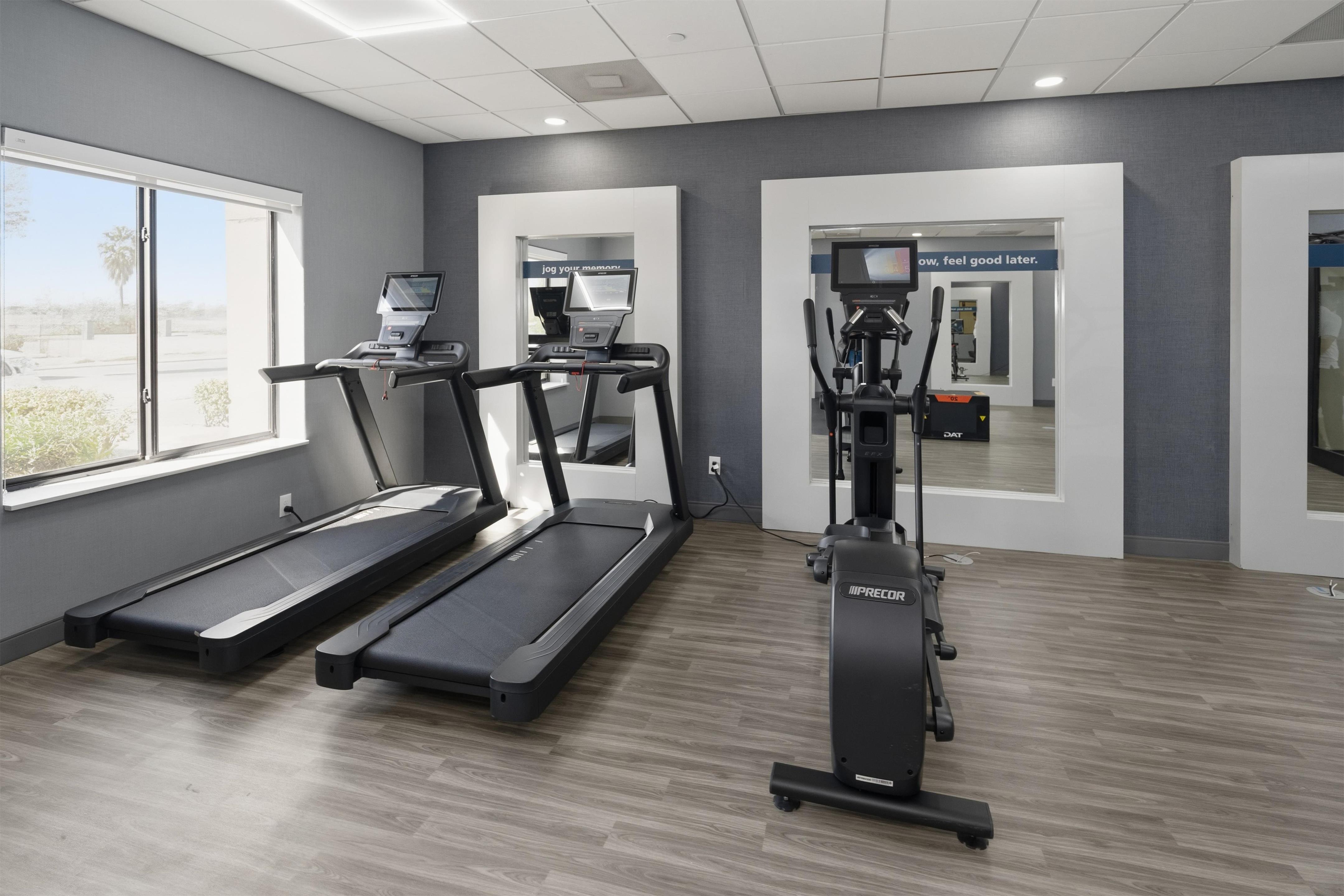 Health club fitness center gym | Hampton Inn & Suites Pharr