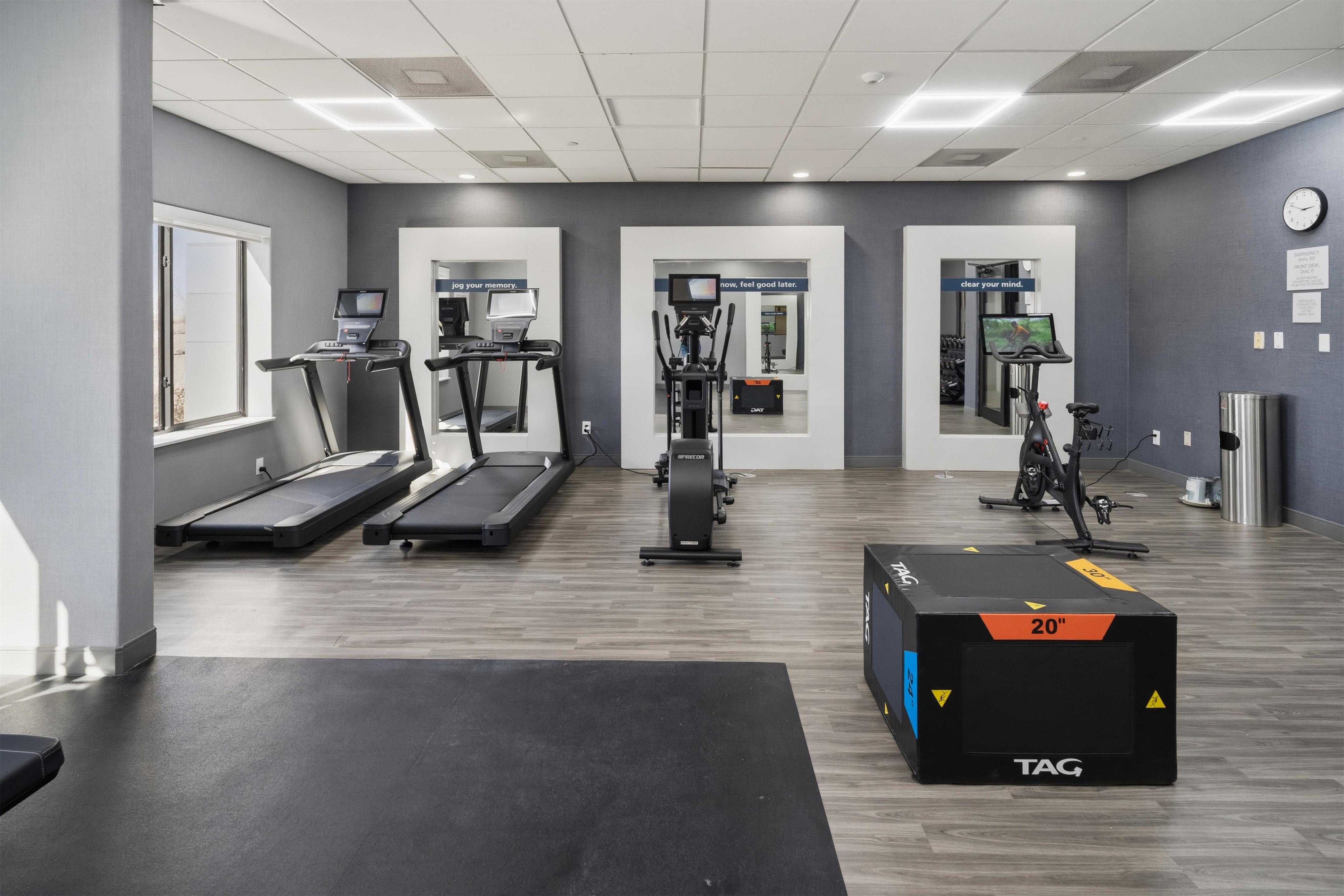 Health club fitness center gym | Hampton Inn & Suites Pharr