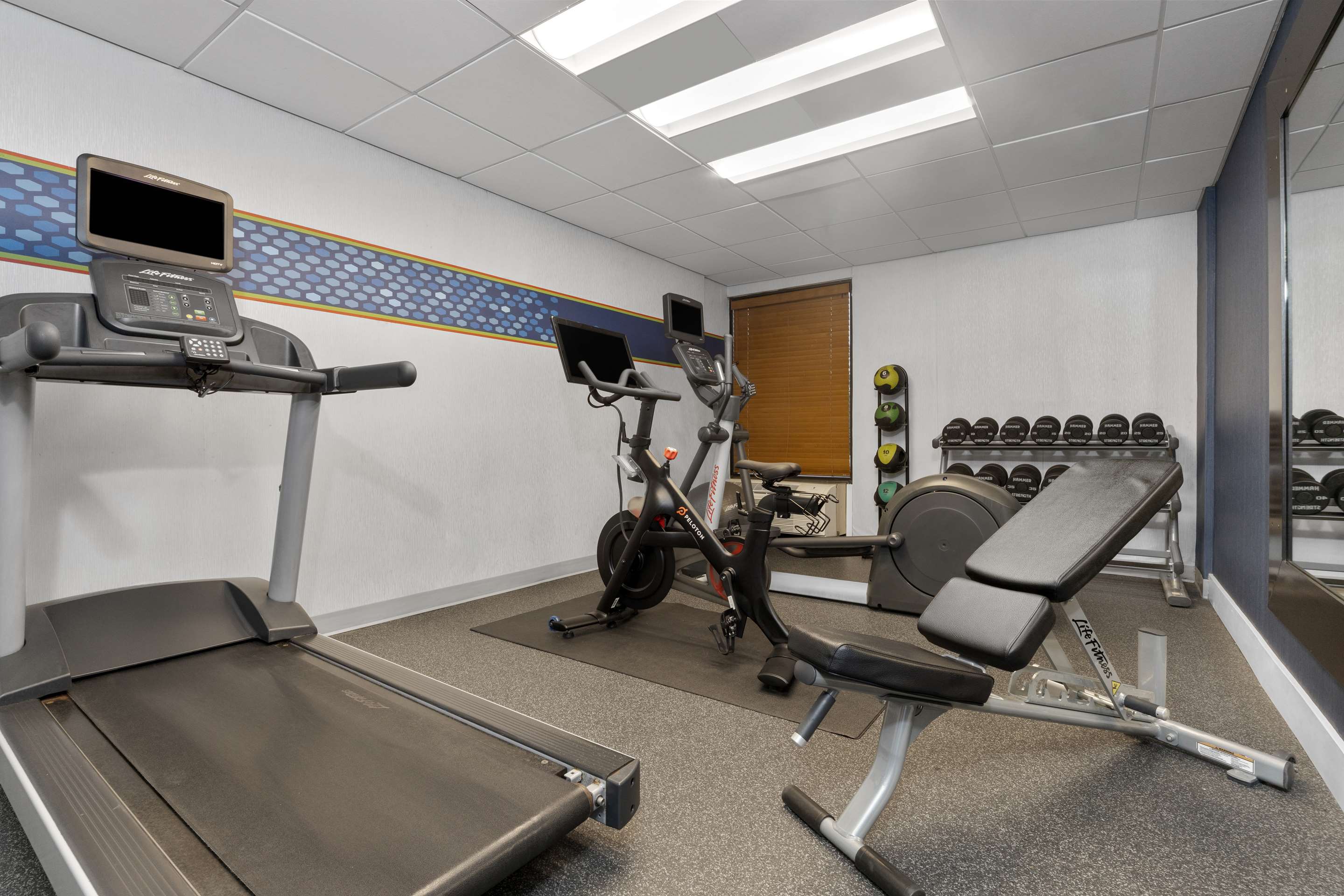 Health club fitness center gym | Hampton Inn Milford