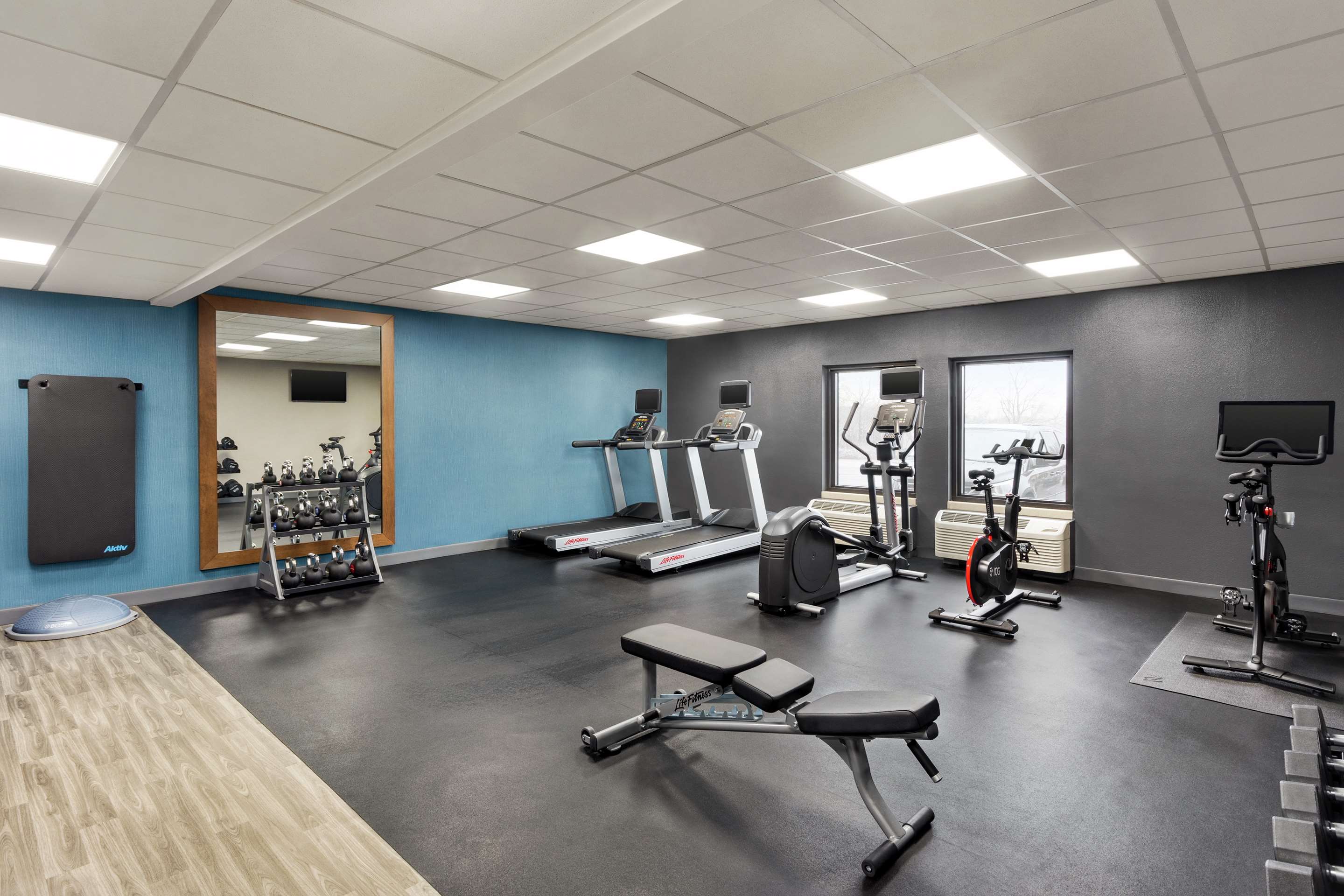 Health club fitness center gym
