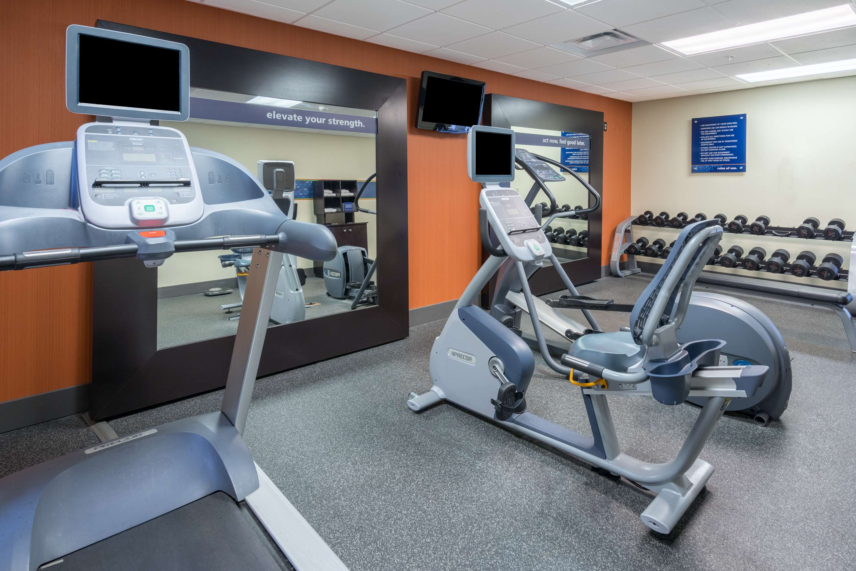 Health club fitness center gym