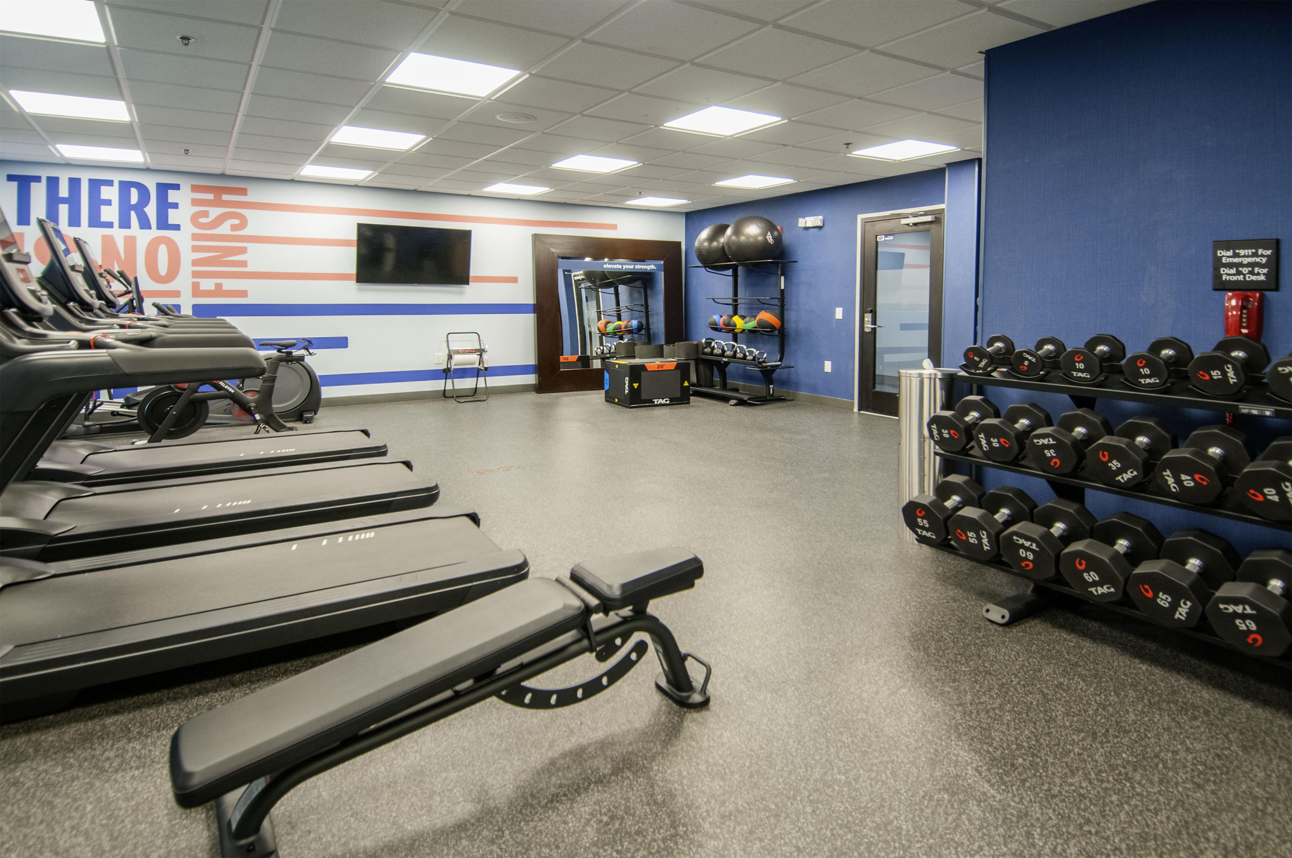 Health club fitness center gym | Hampton Inn West Monroe