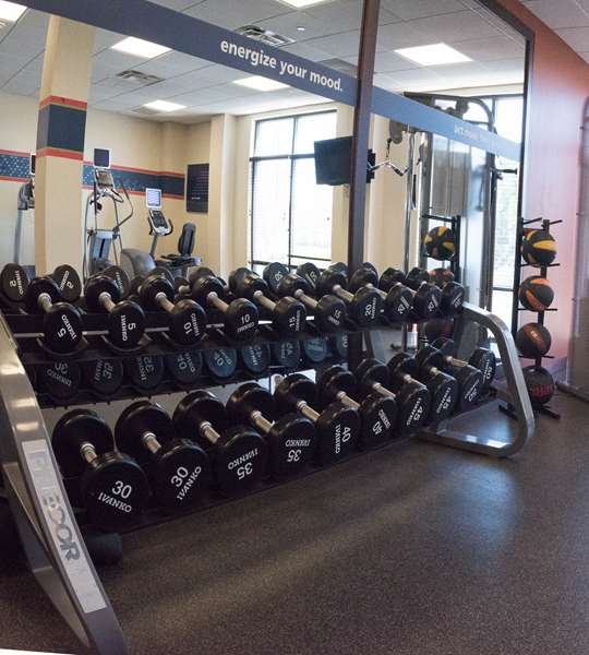 Fitness/ Exercise Room - Hampton Inn & Suites Woodstock