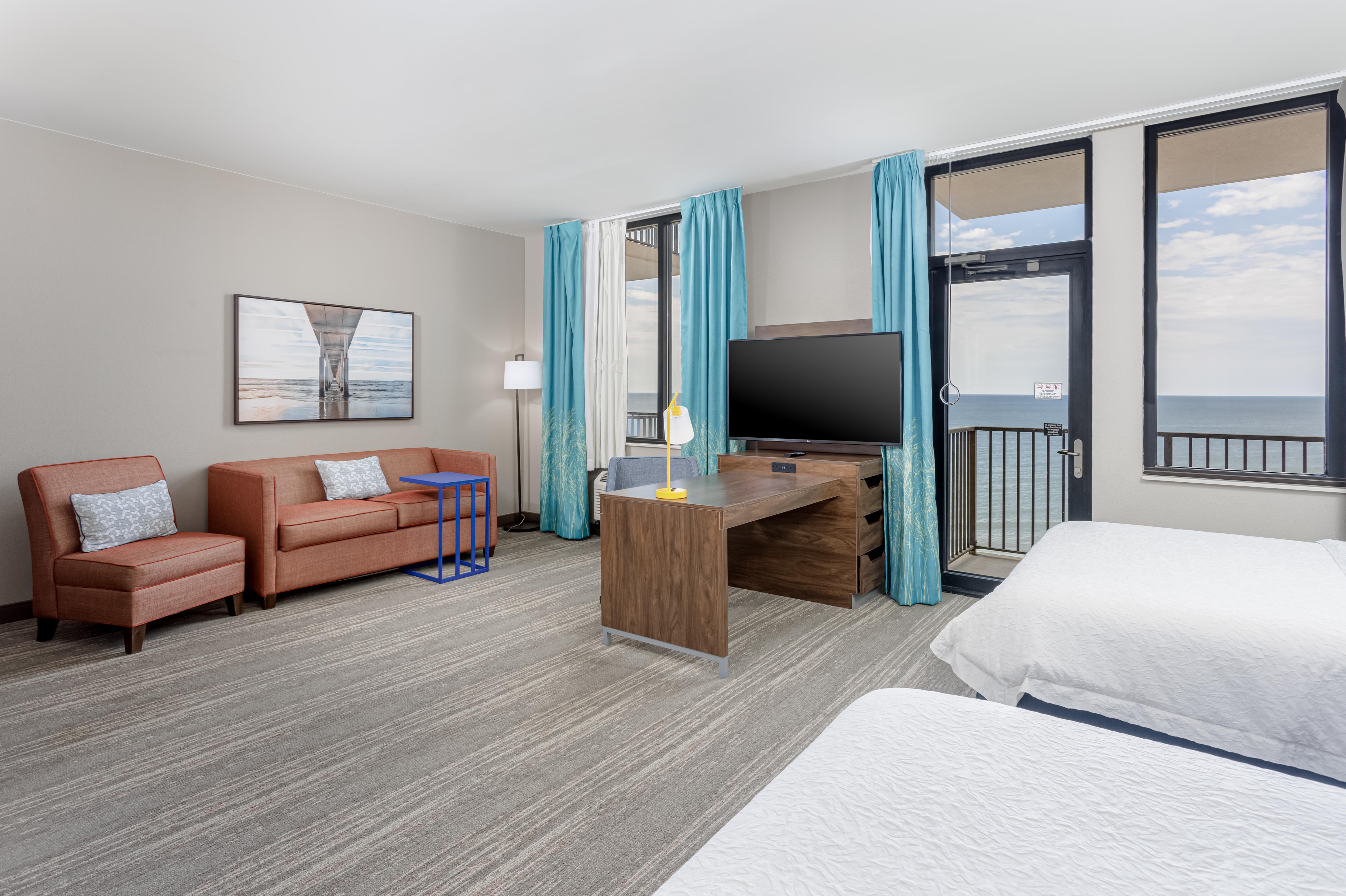Hampton Inn & Suites by Hilton Orange Beach/Gulf Front Room Type - 2QNS ACC TUB STUDIO NOSMOK