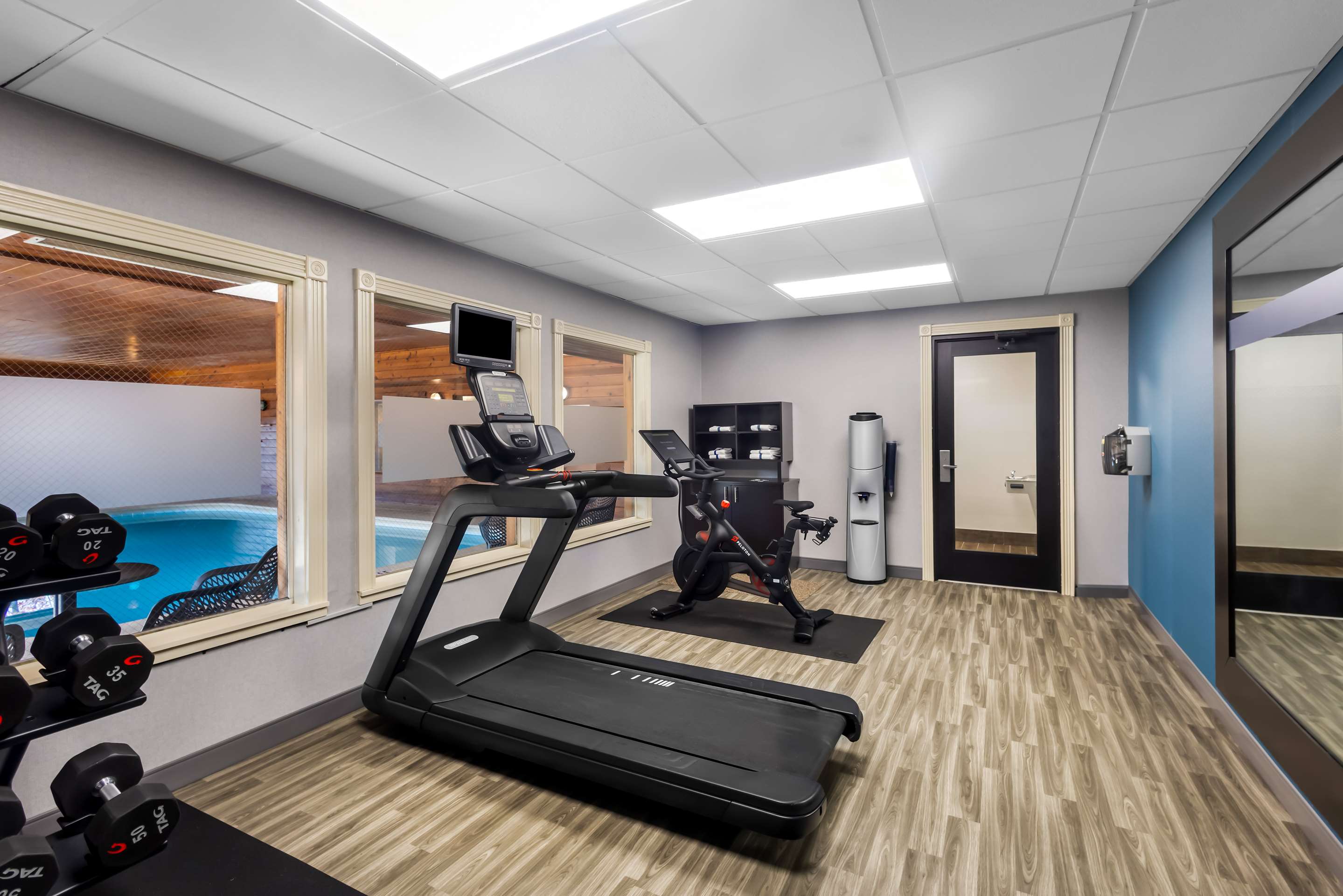 Health club fitness center gym