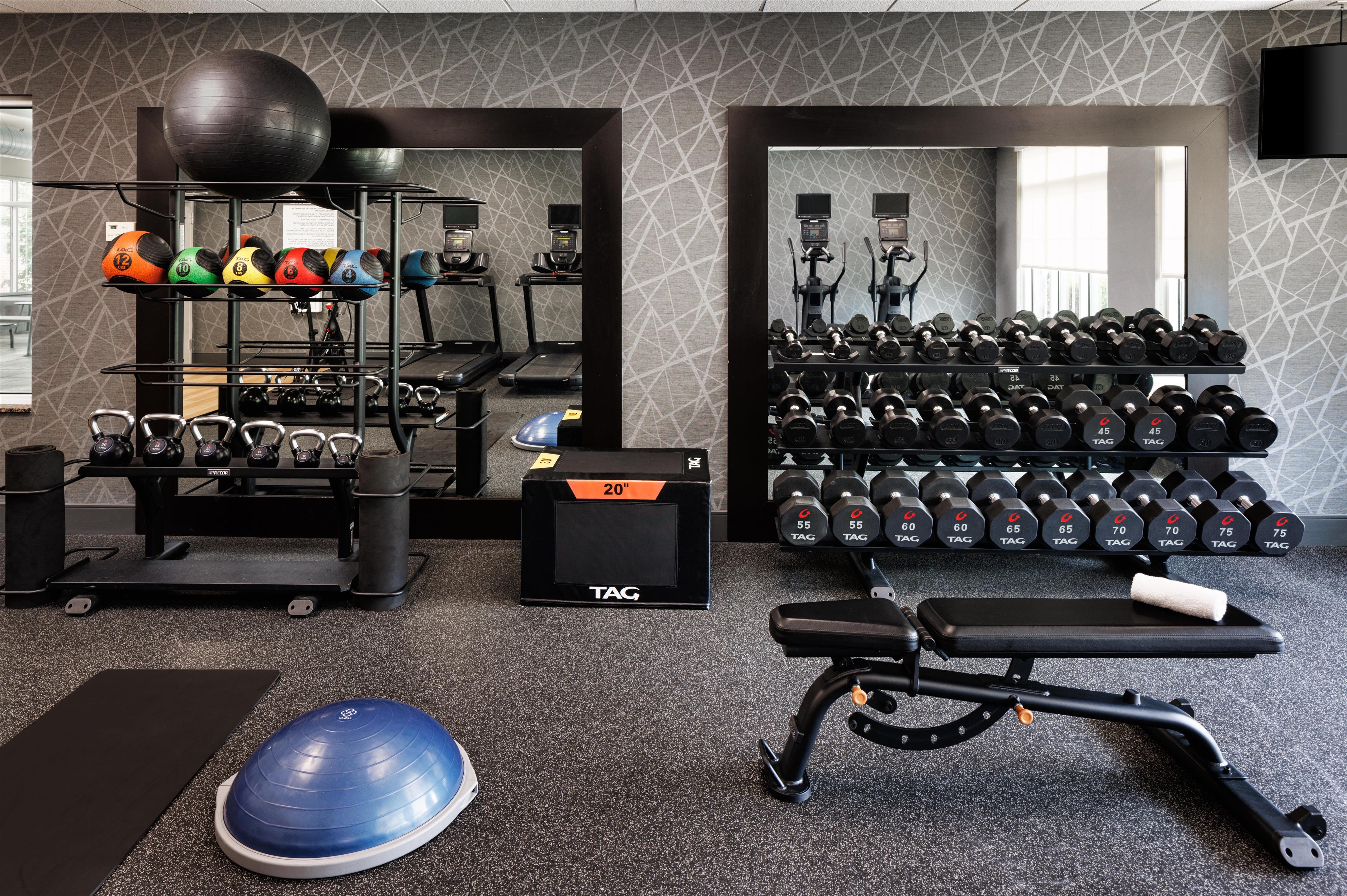 Health club fitness center gym | Homewood Suites New Brighton