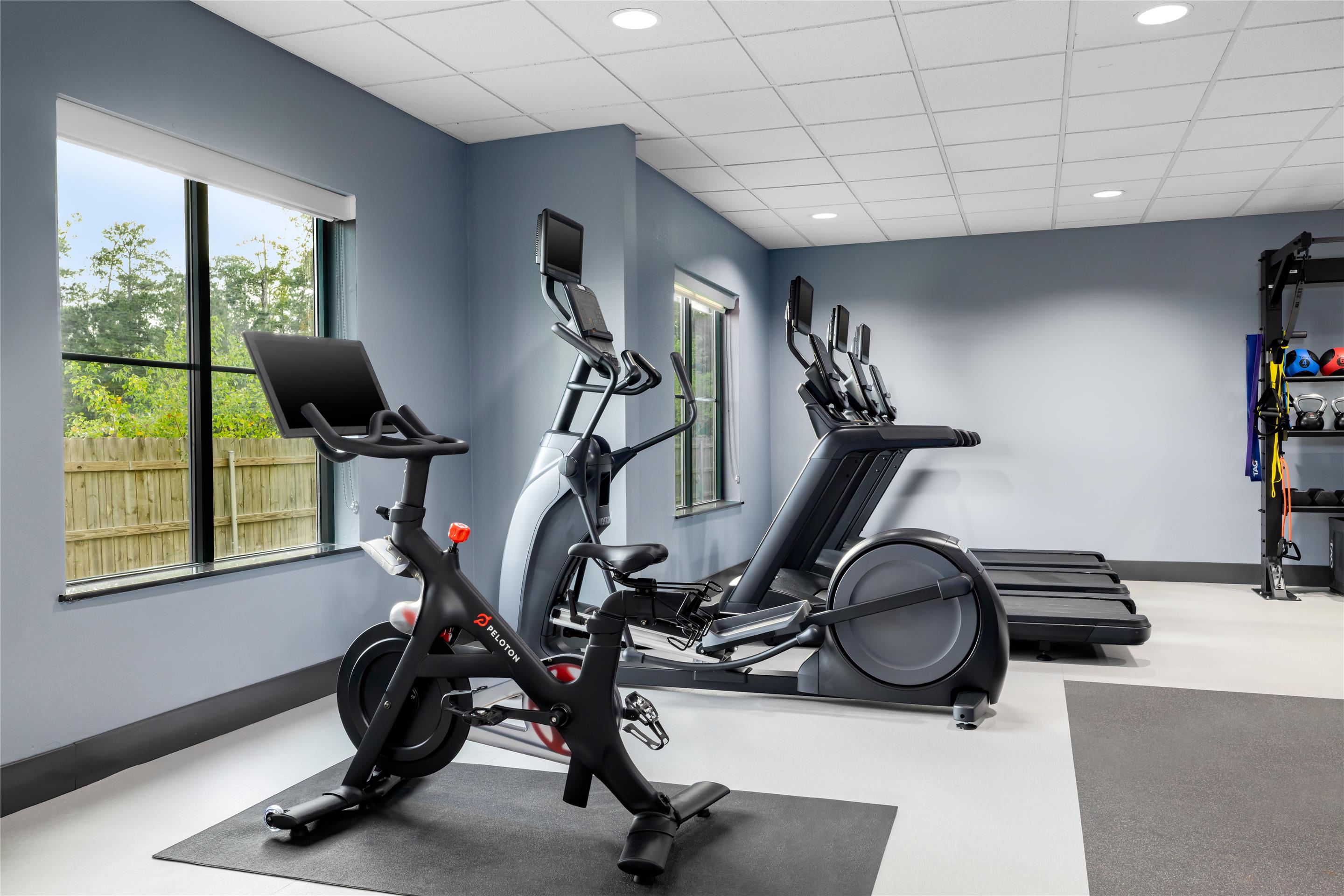 Health club fitness center gym | Homewood Suites Slidell