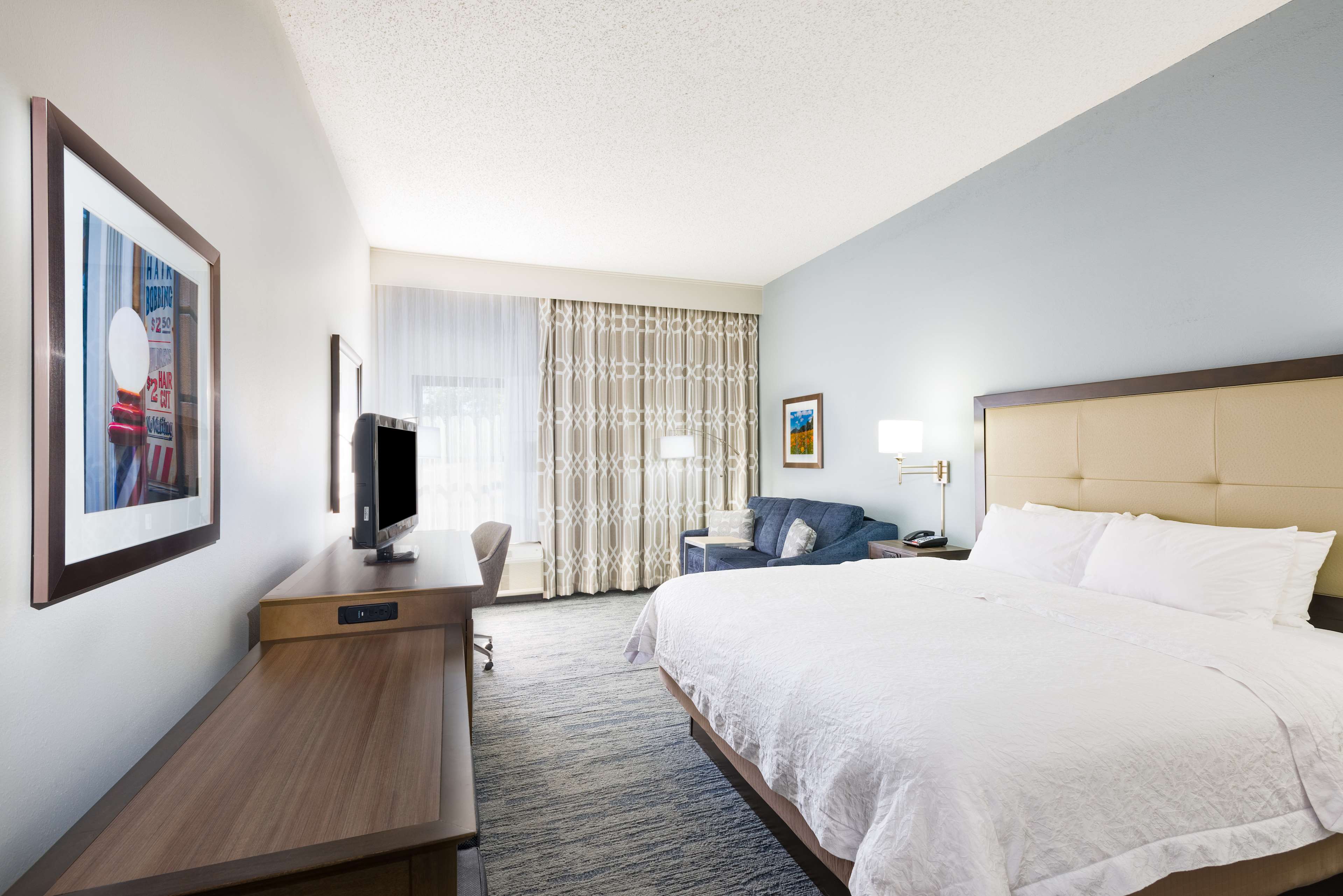 Hampton Inn by Hilton Mount Airy Room Type - 1 KING SFBD FRIDGE  NS