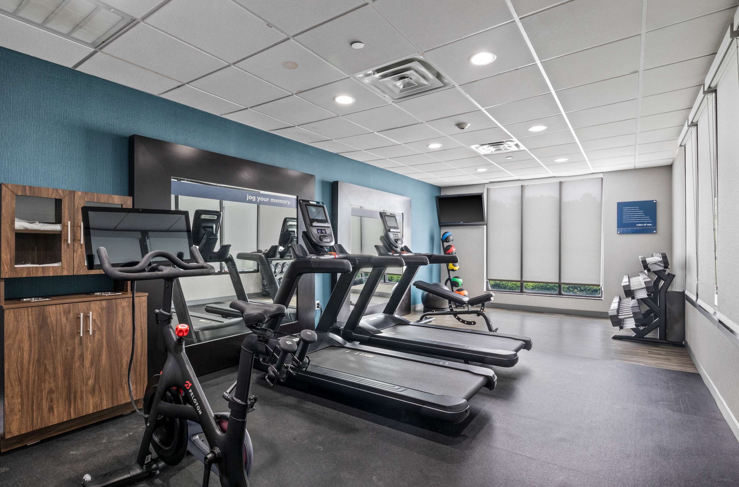 Health club fitness center gym | Hampton Inn & Suites Mount Pleasant