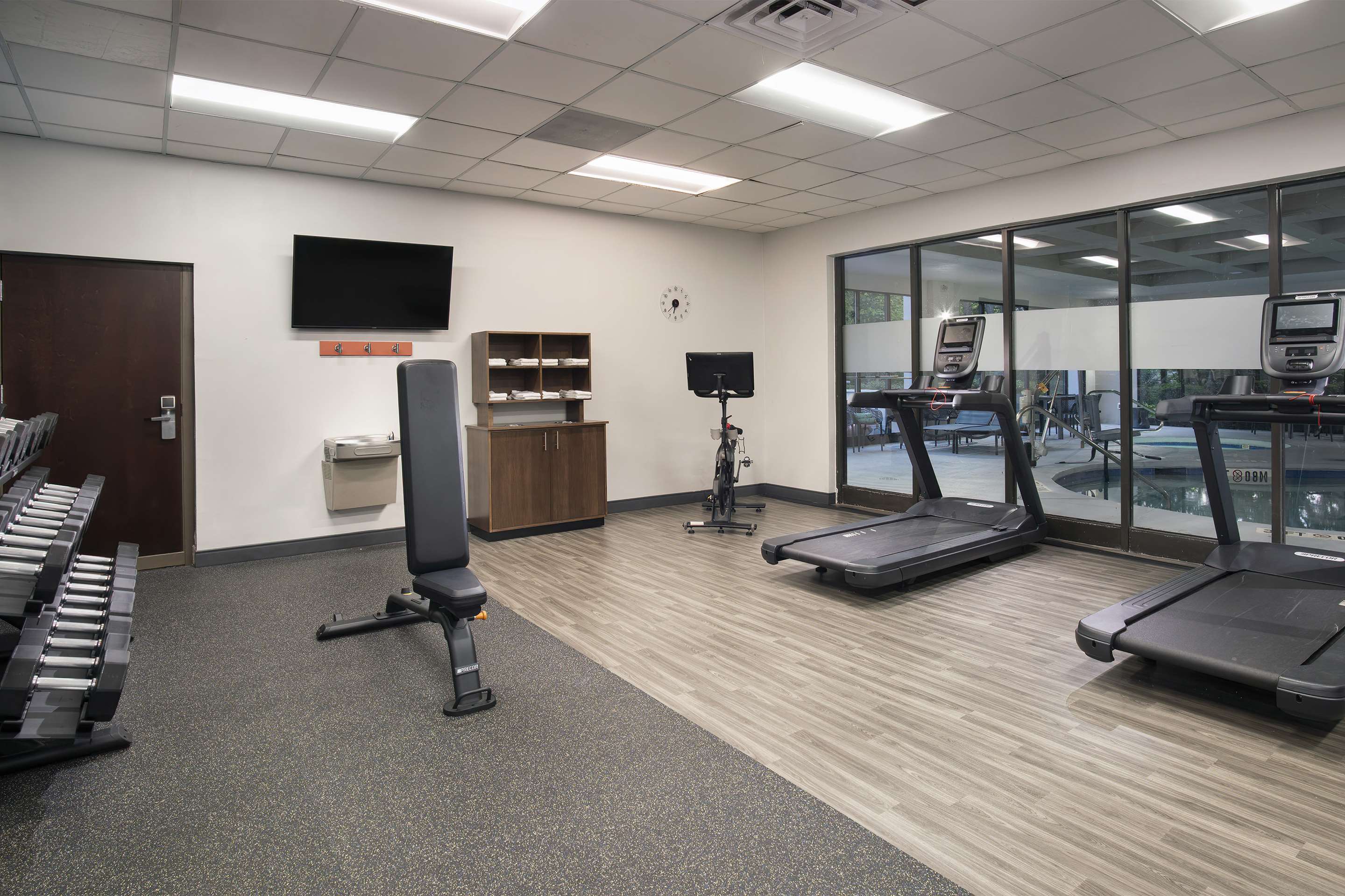 Health club fitness center gym | Hampton Inn Northwood