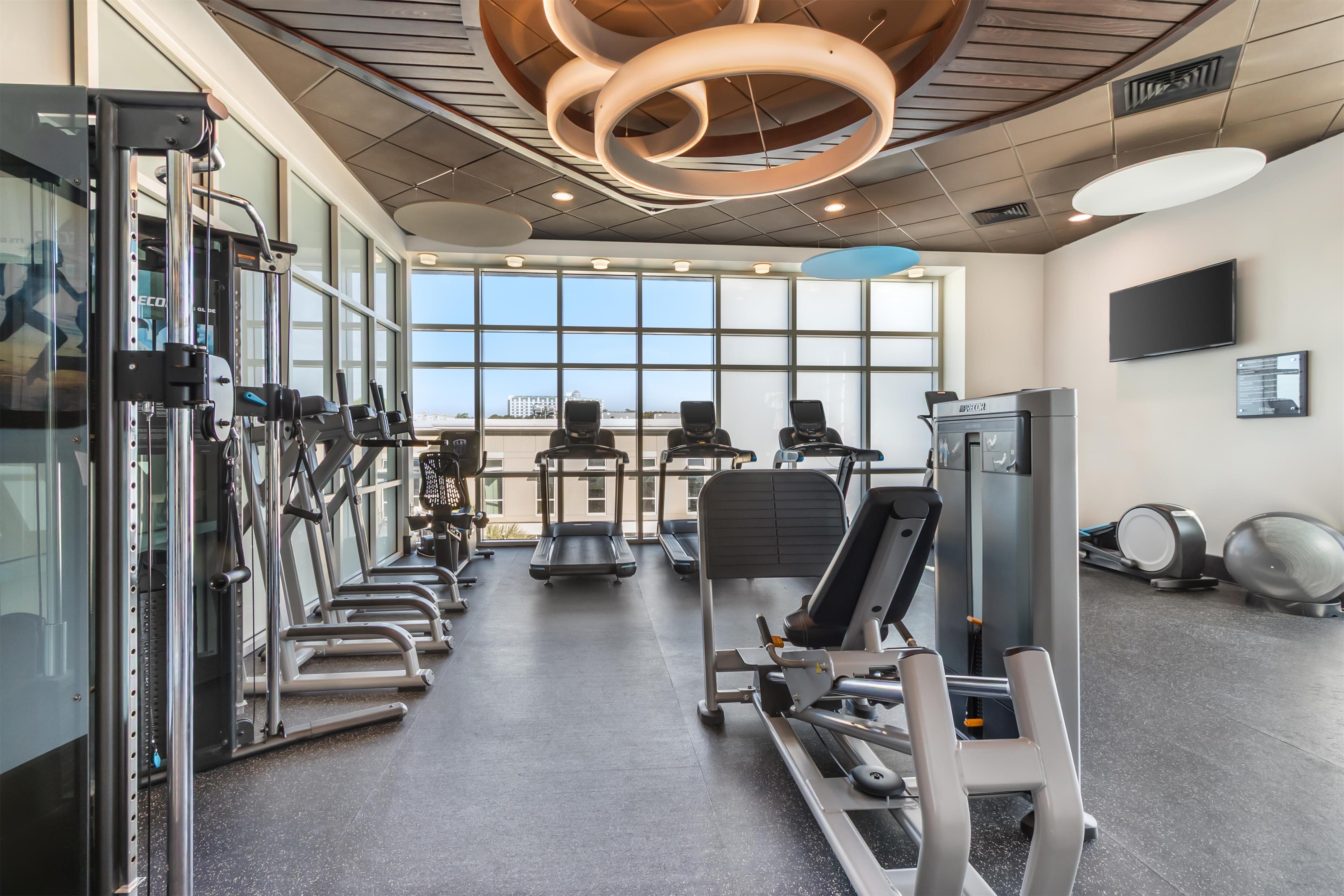 Health club fitness center gym | Hilton Grand Vacations Club Ocean 22 Myrtle Beach.