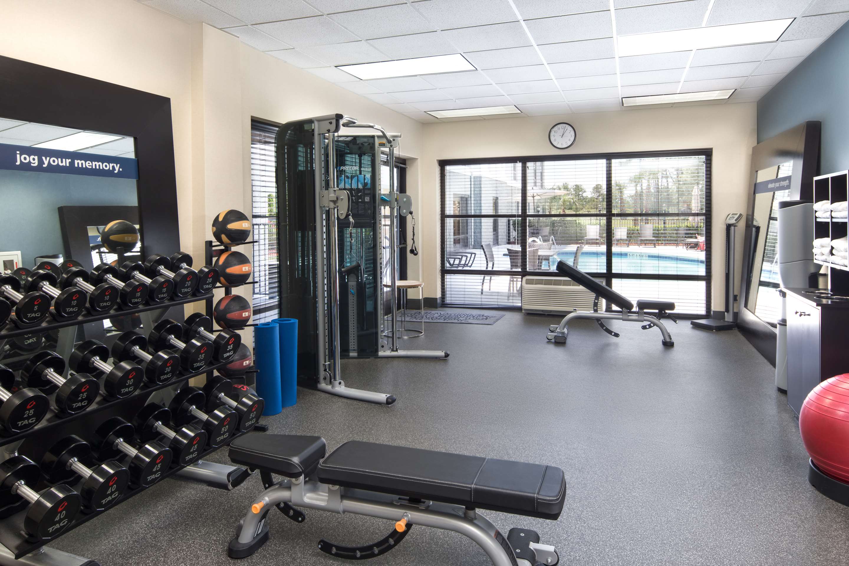 Health club fitness center gym | Hampton Inn Myrtle Beach-West