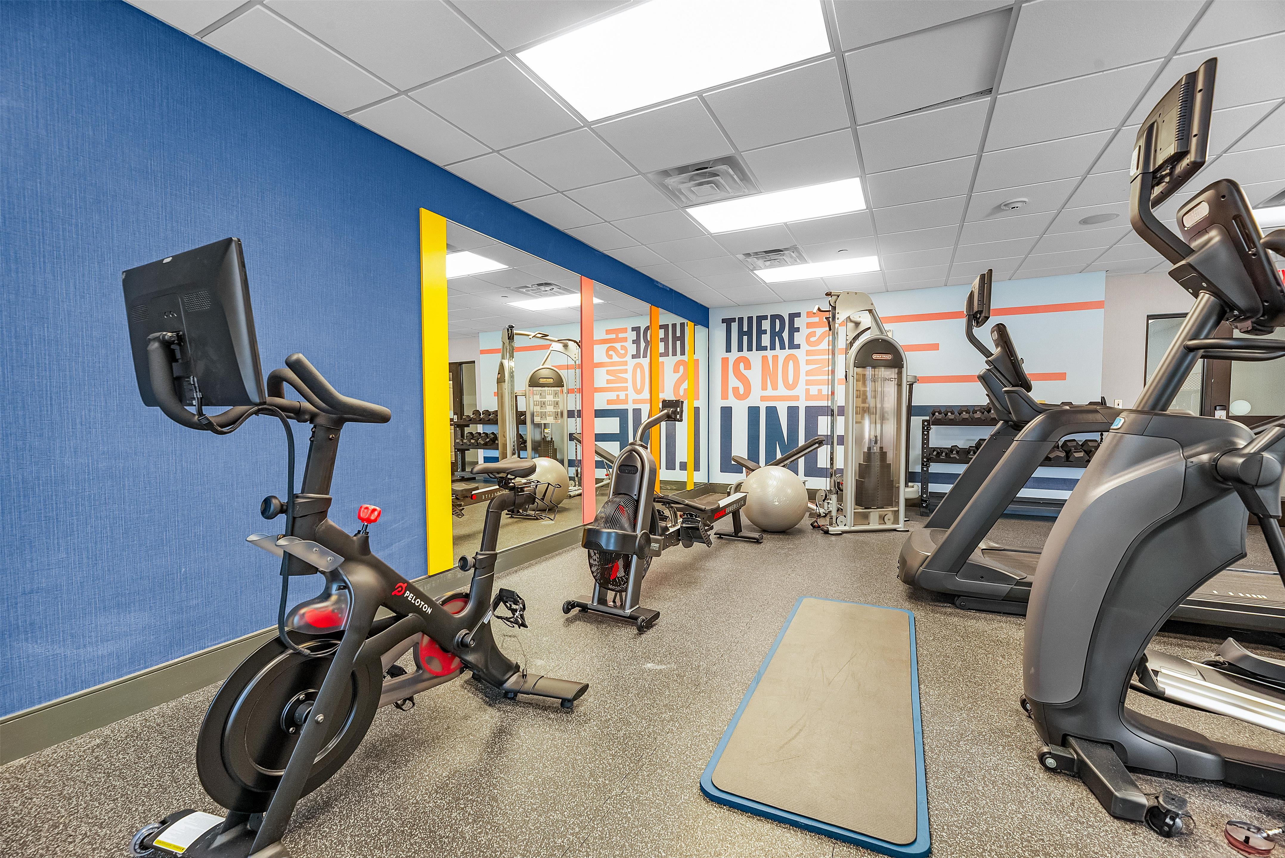 Health club fitness center gym | Hampton Inn & Suites New Braunfels