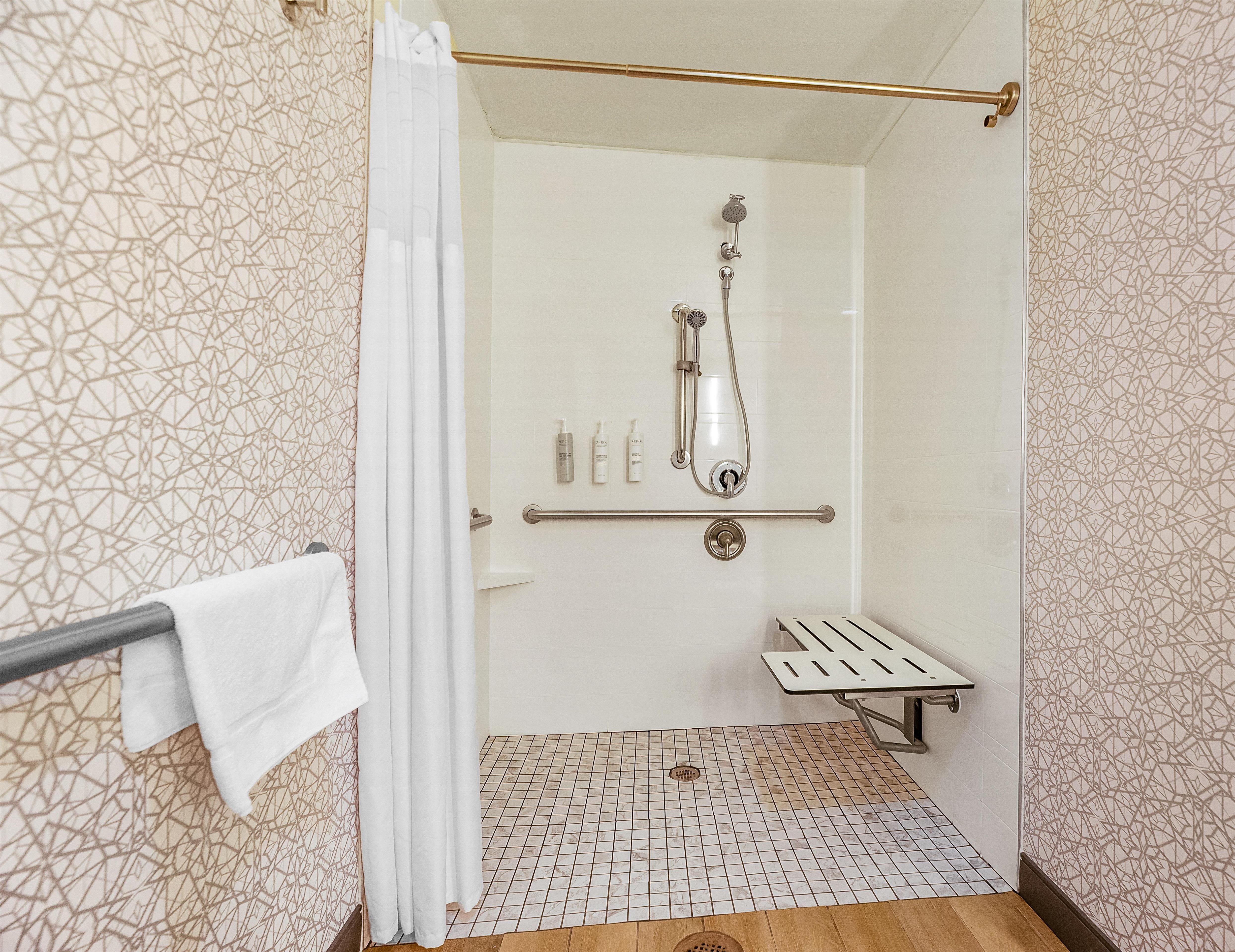 Hampton Inn & Suites New Braunfels, TX Room Type - 1 KNG ACC 3X3 SHOWER NS