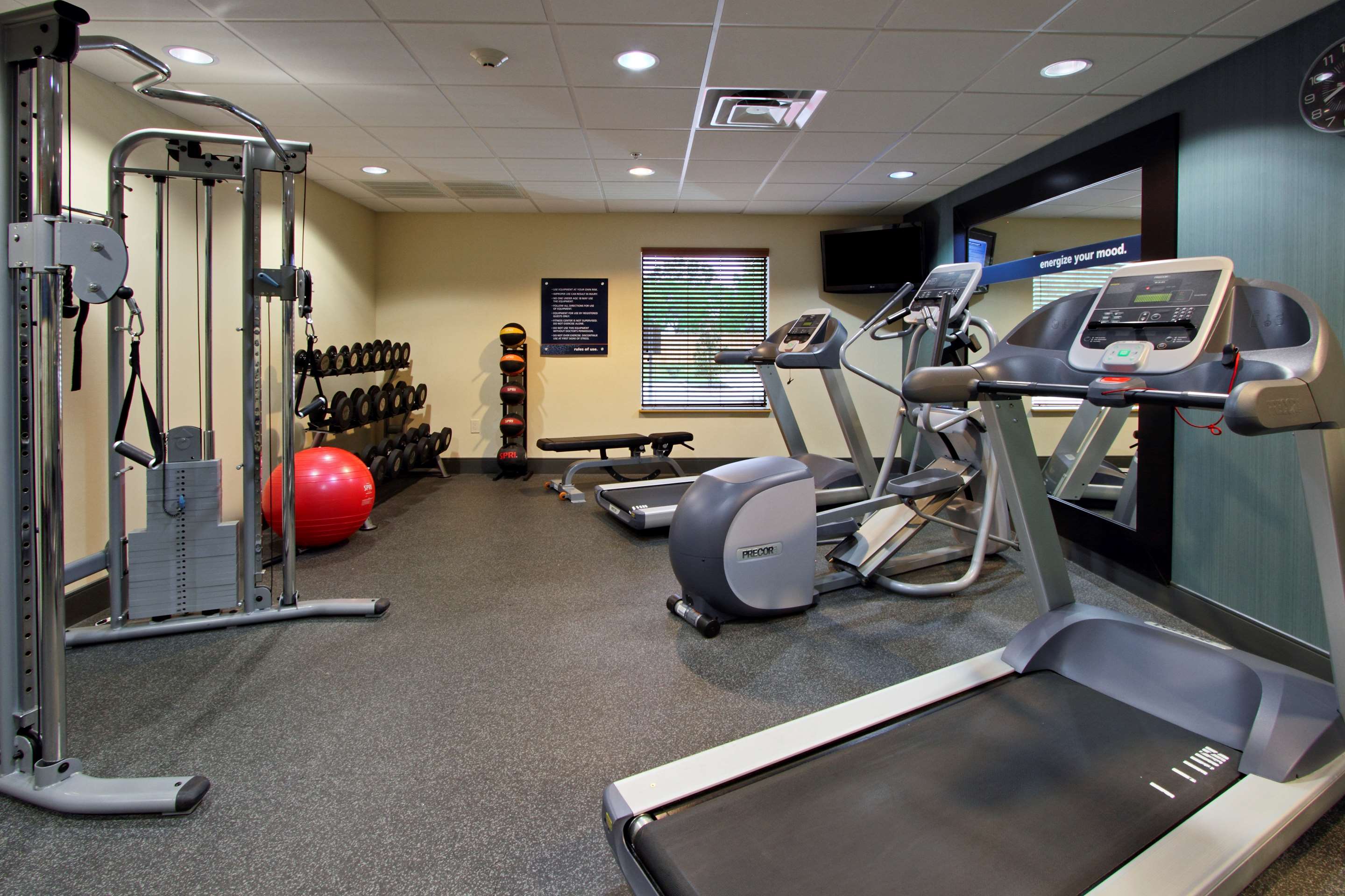 Health club fitness center gym