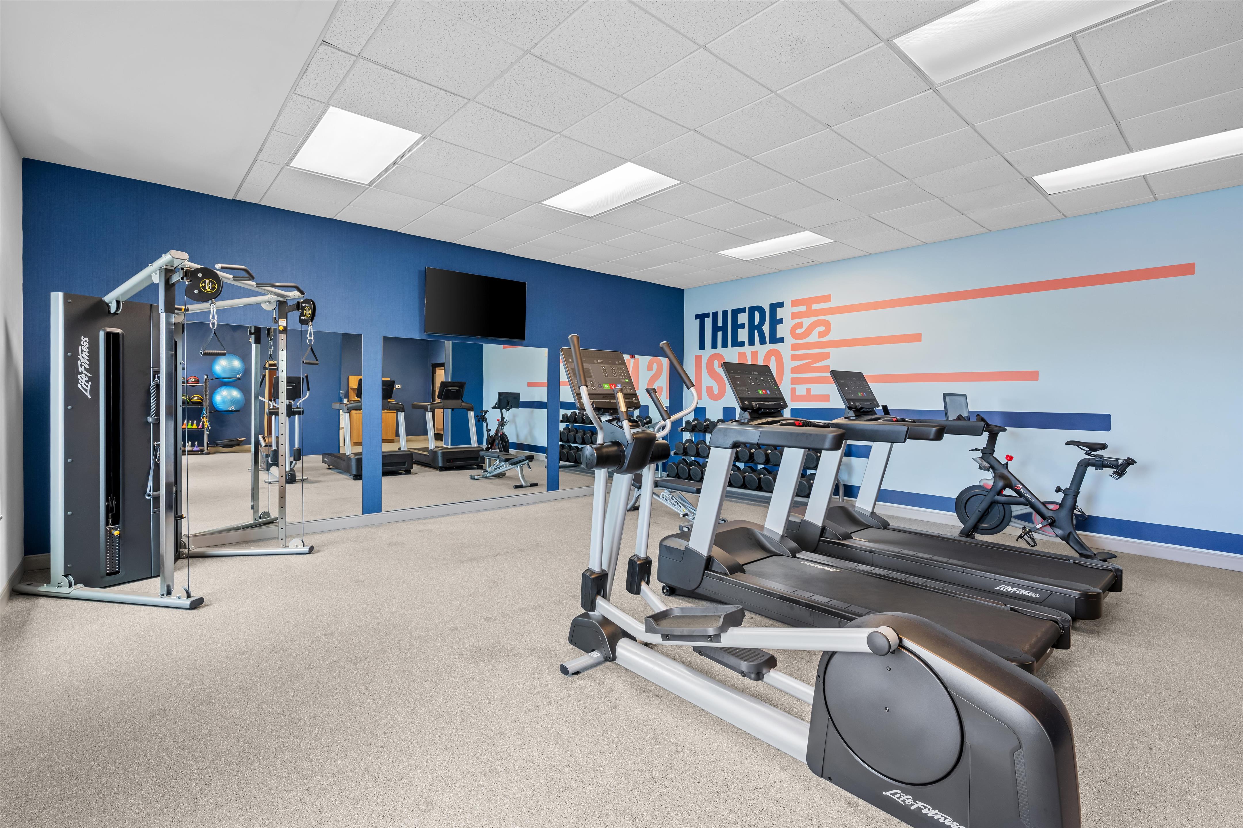 Health club fitness center gym | Hampton Inn & Suites Swansboro Near Camp Lejeune
