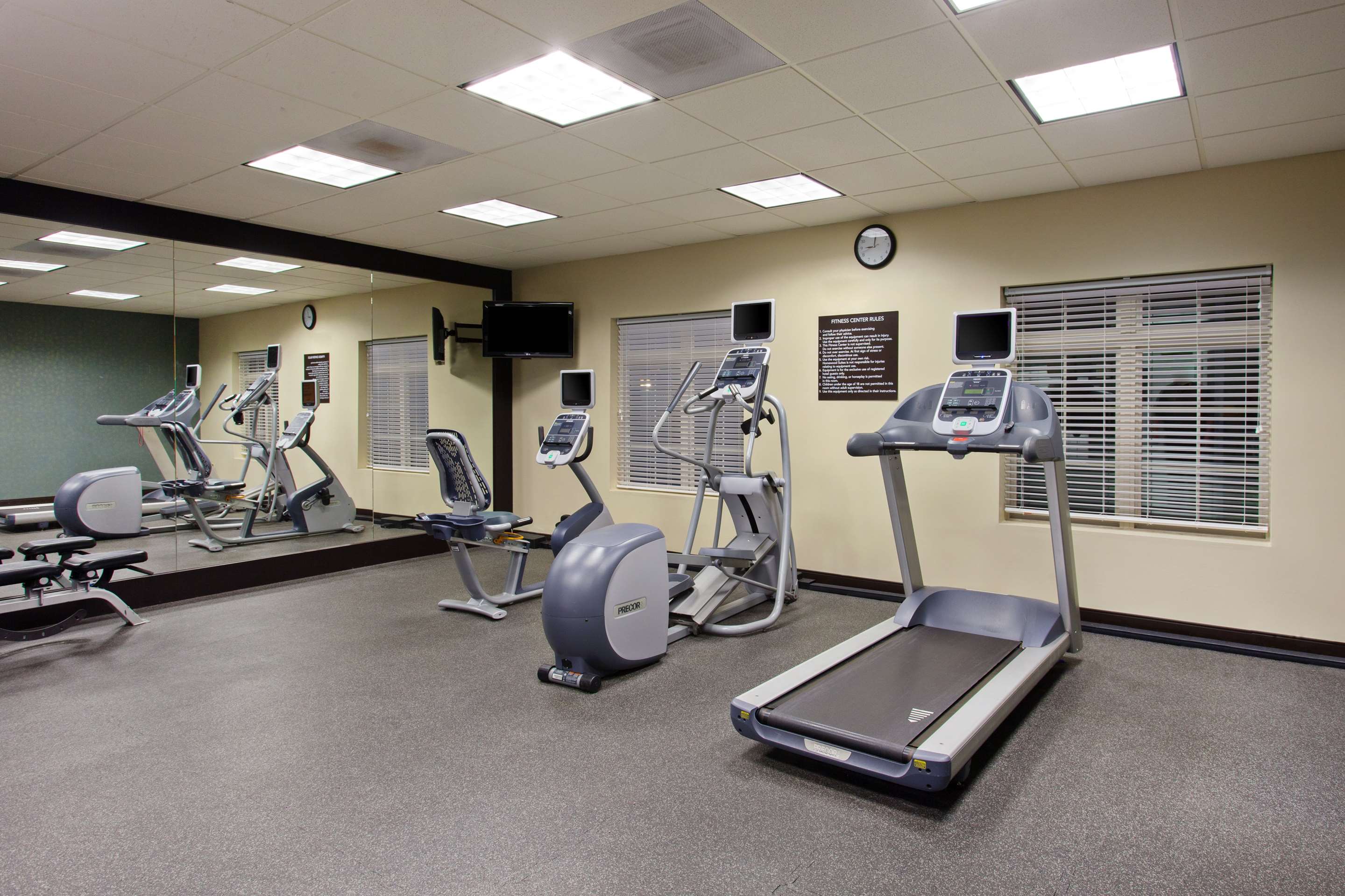 Health club fitness center gym | Homewood Suites by Hilton Fairfield-Napa Valley Area