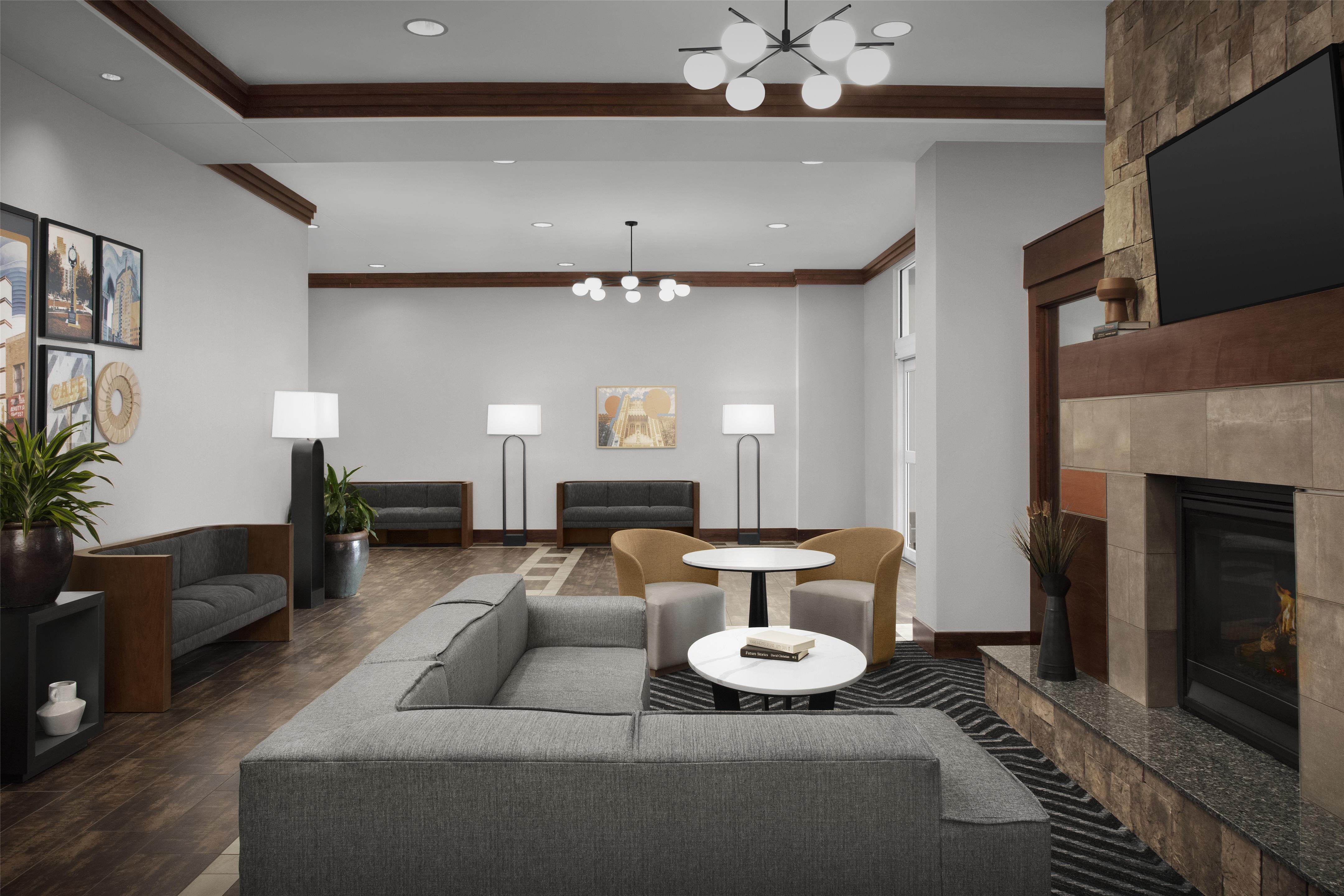 Lobby | Homewood Suites by Hilton Oklahoma City - Bricktown, OK