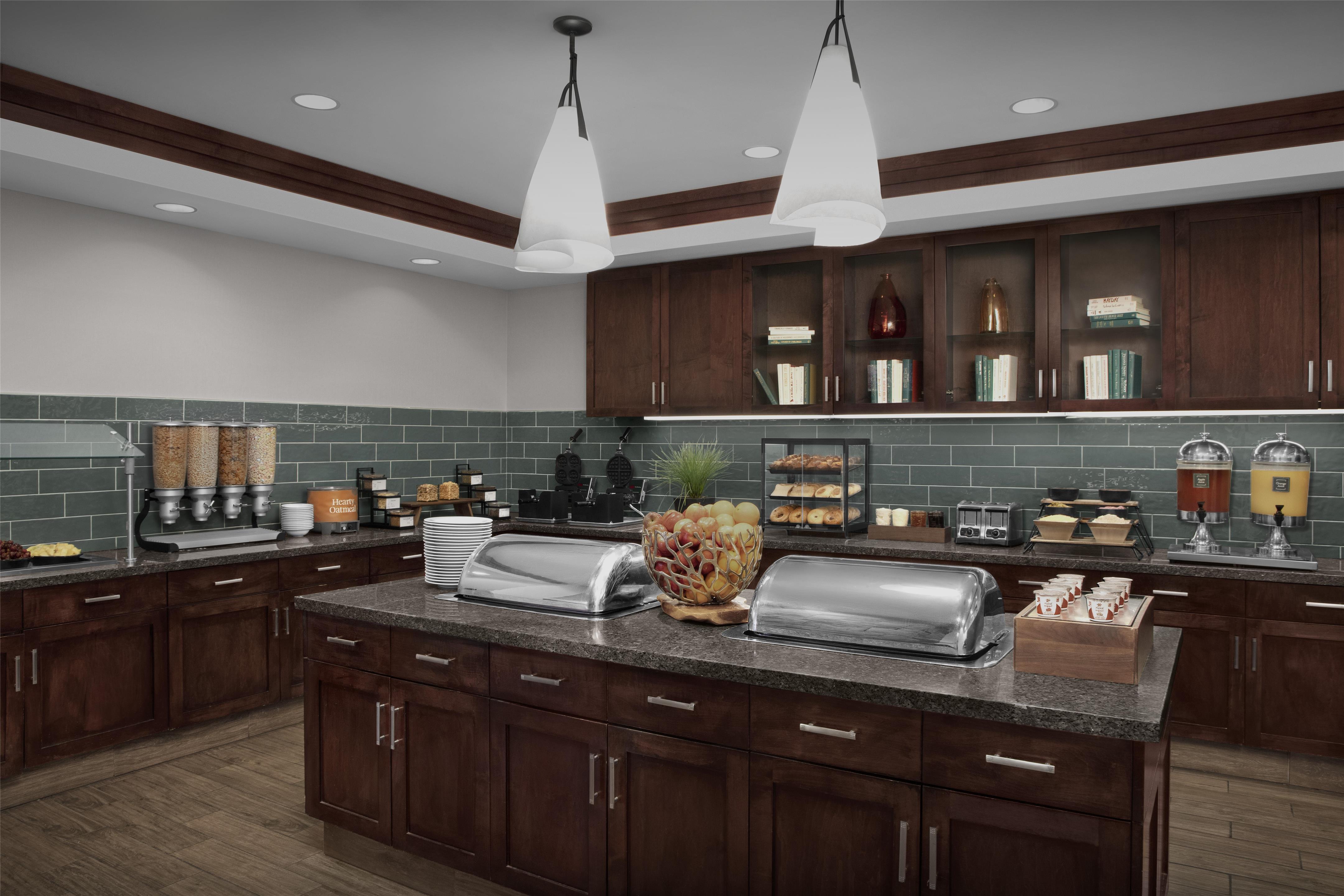 Breakfast Area | Homewood Suites by Hilton Oklahoma City - Bricktown, OK