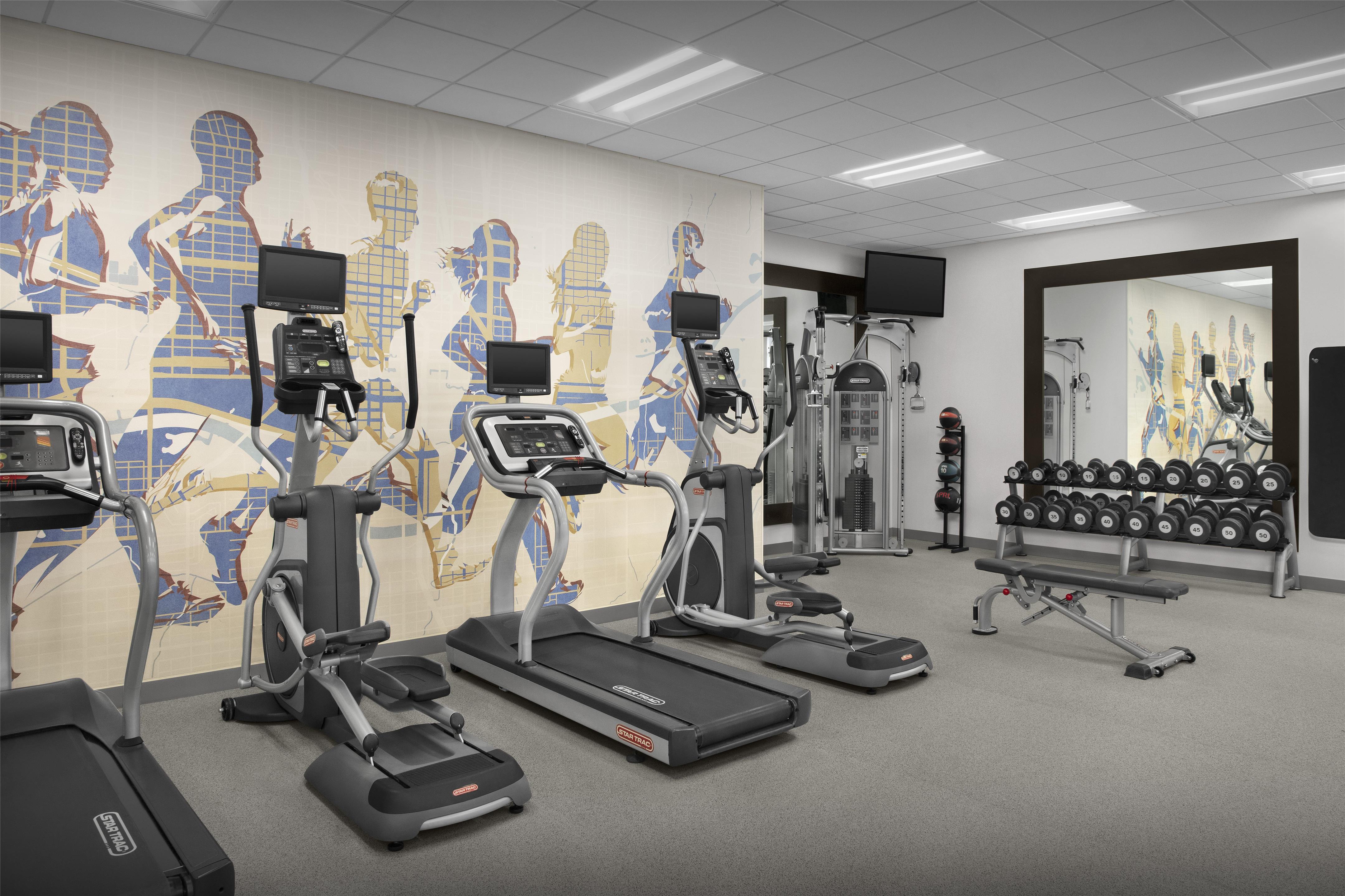 Health club fitness center gym | Homewood Suites by Hilton Oklahoma City - Bricktown, OK