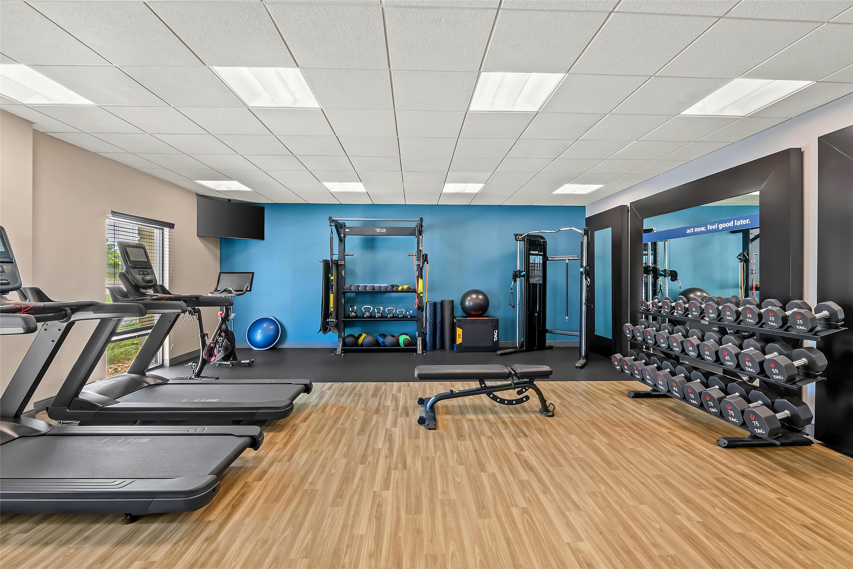 Health club fitness center gym