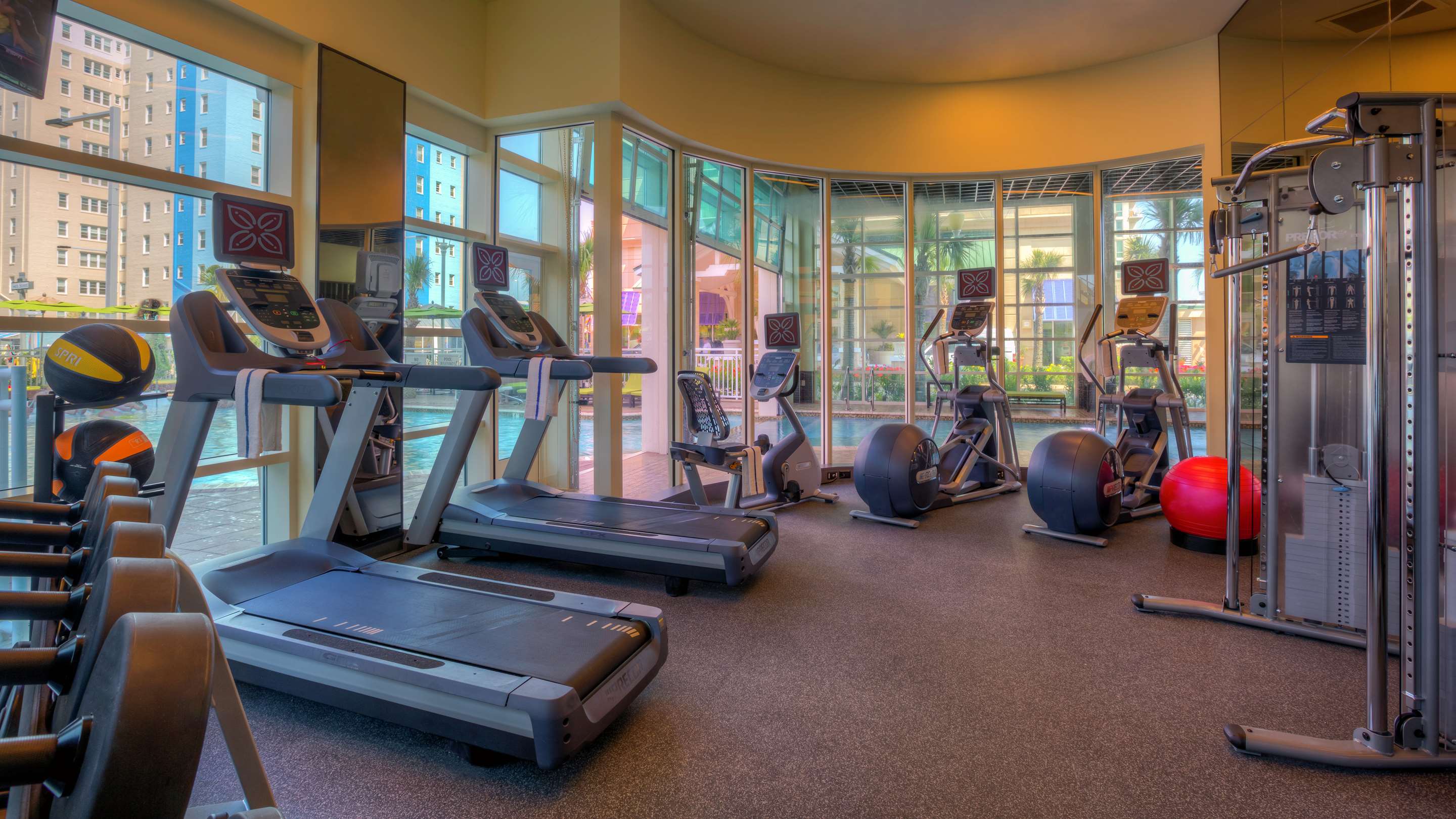 Health club fitness center gym | Hilton Garden Inn Virginia Beach Oceanfront