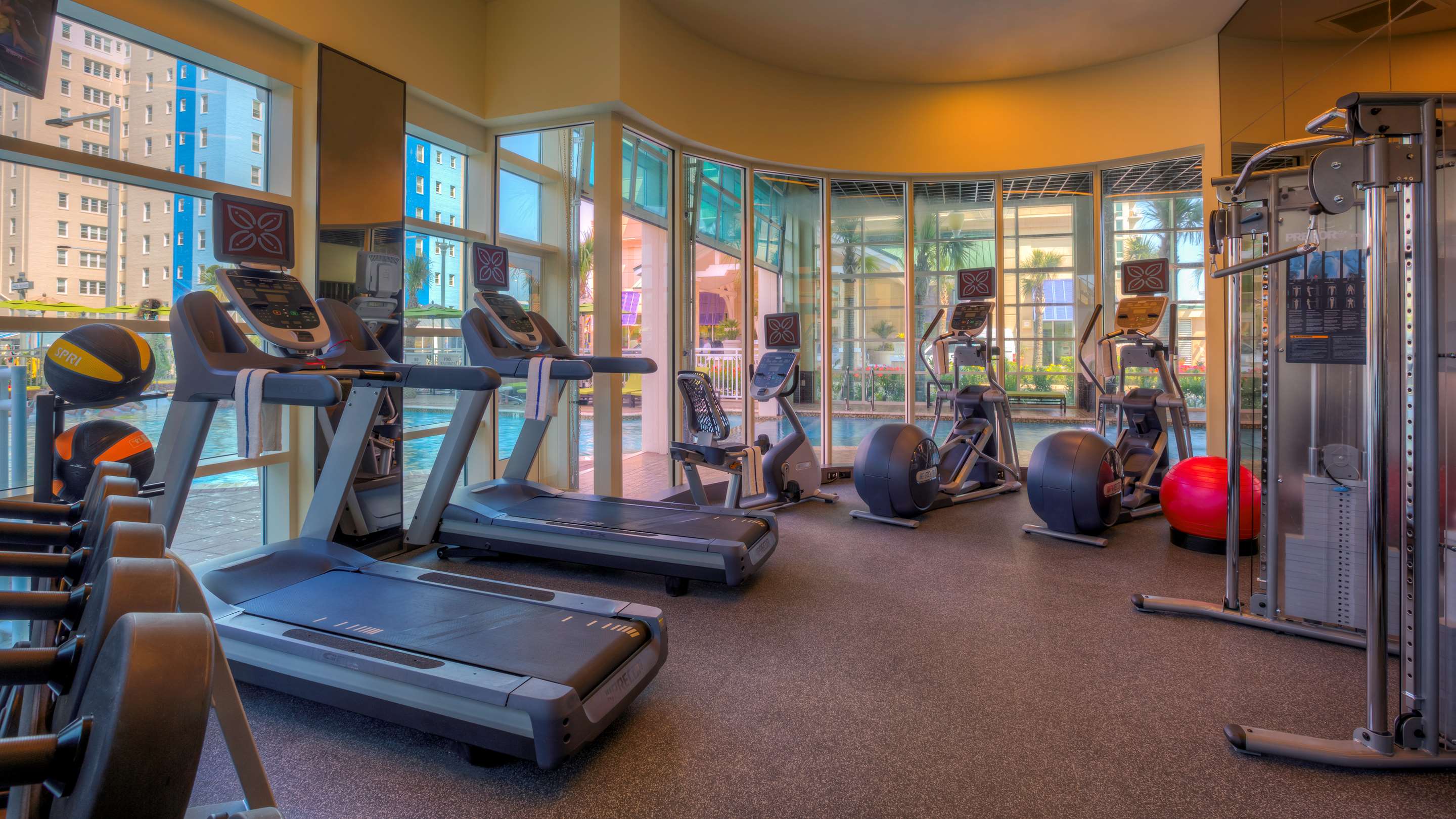 Health club fitness center gym | Hilton Garden Inn Virginia Beach Oceanfront