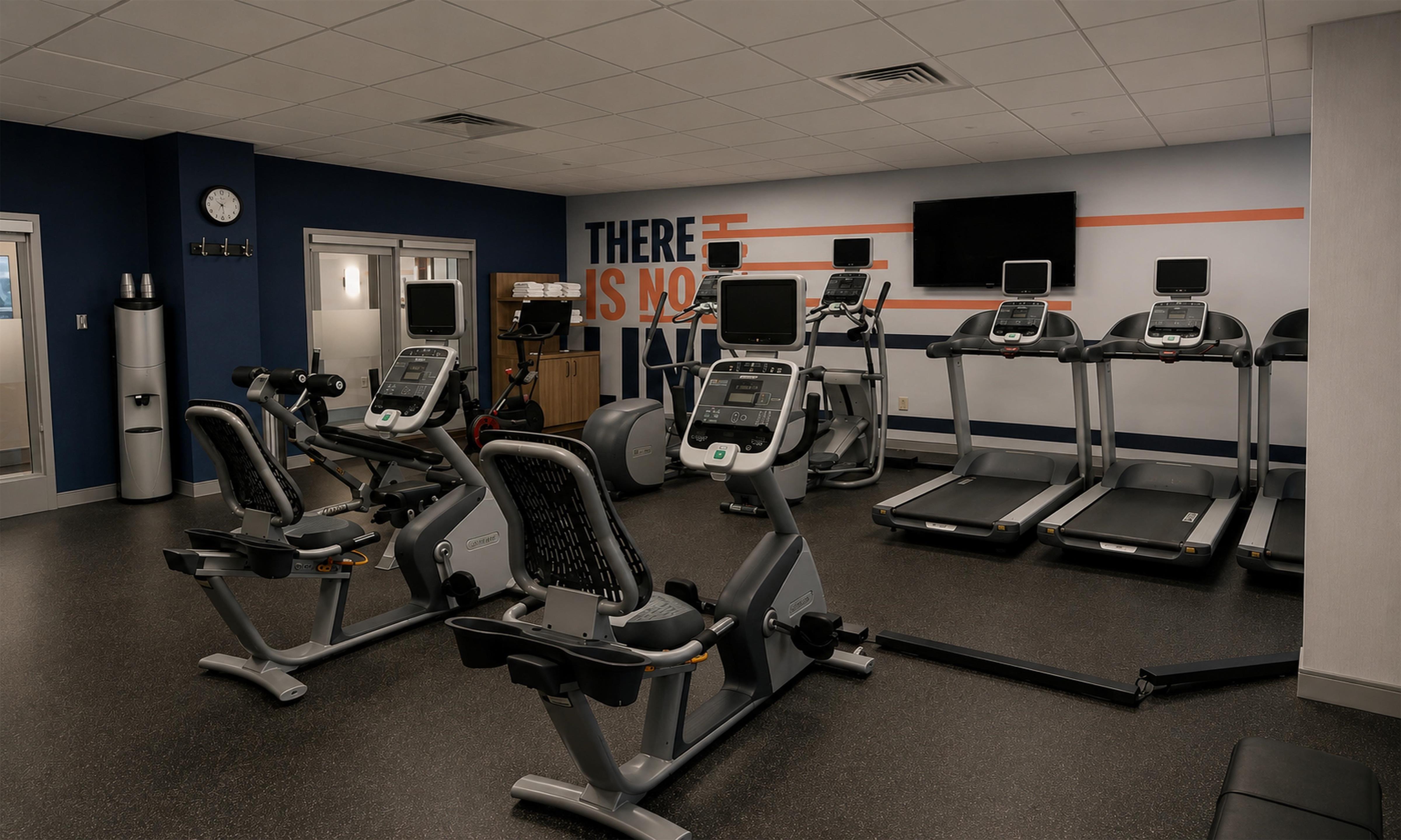 Health club fitness center gym | Hampton Inn Oxford/Conference Center