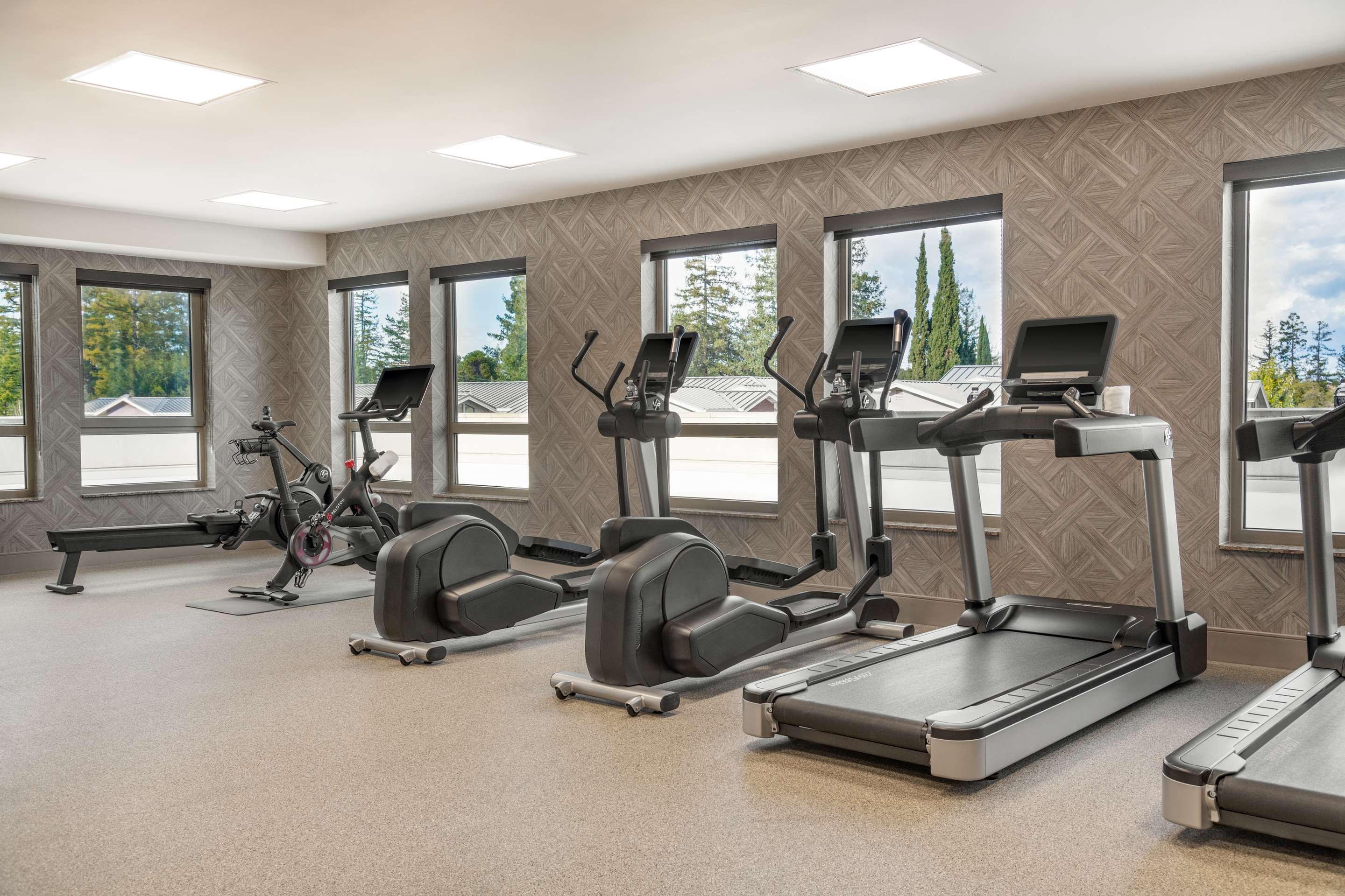 Health club fitness center gym | Homewood Suites by Hilton Palo Alto
