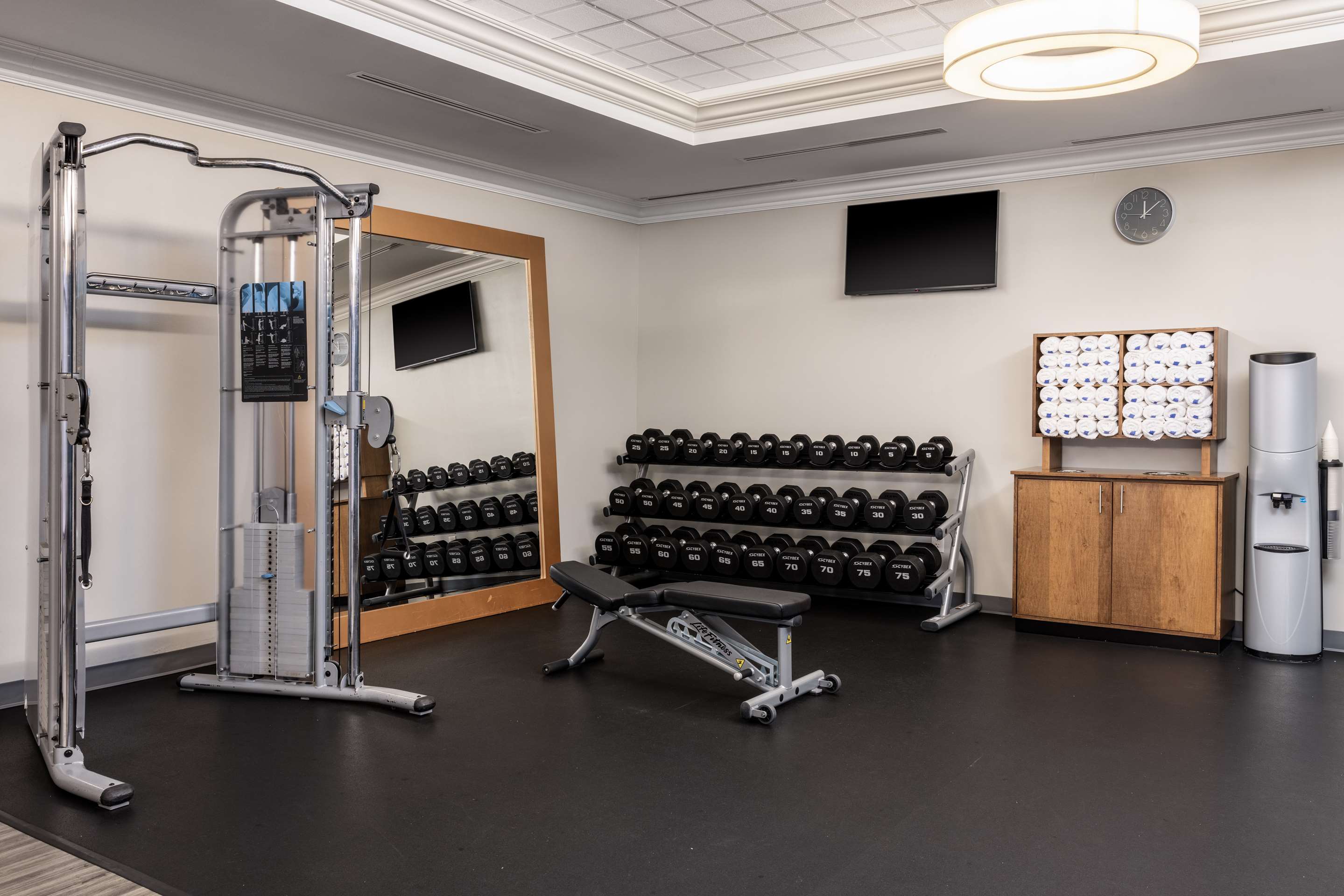 Health club fitness center gym | Hampton Inn by Hilton West Palm Beach Central Airport